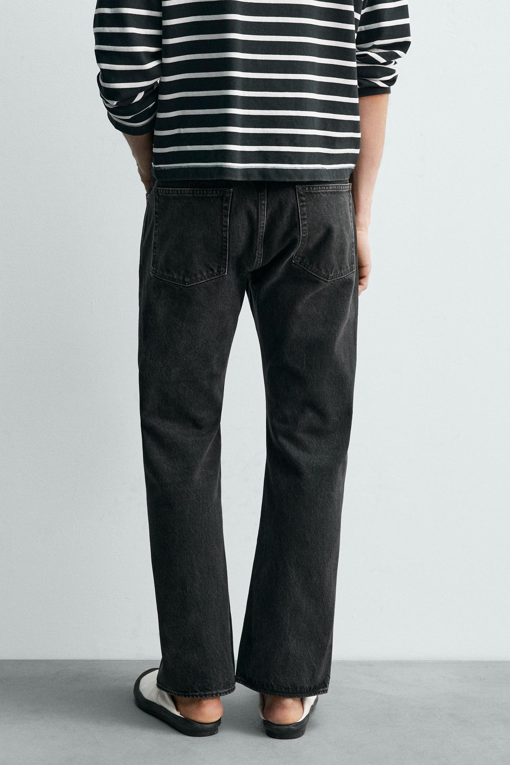 AARON LEVINE X ZARA STRAIGHT FIT BOOTCUT JEANS Product Image