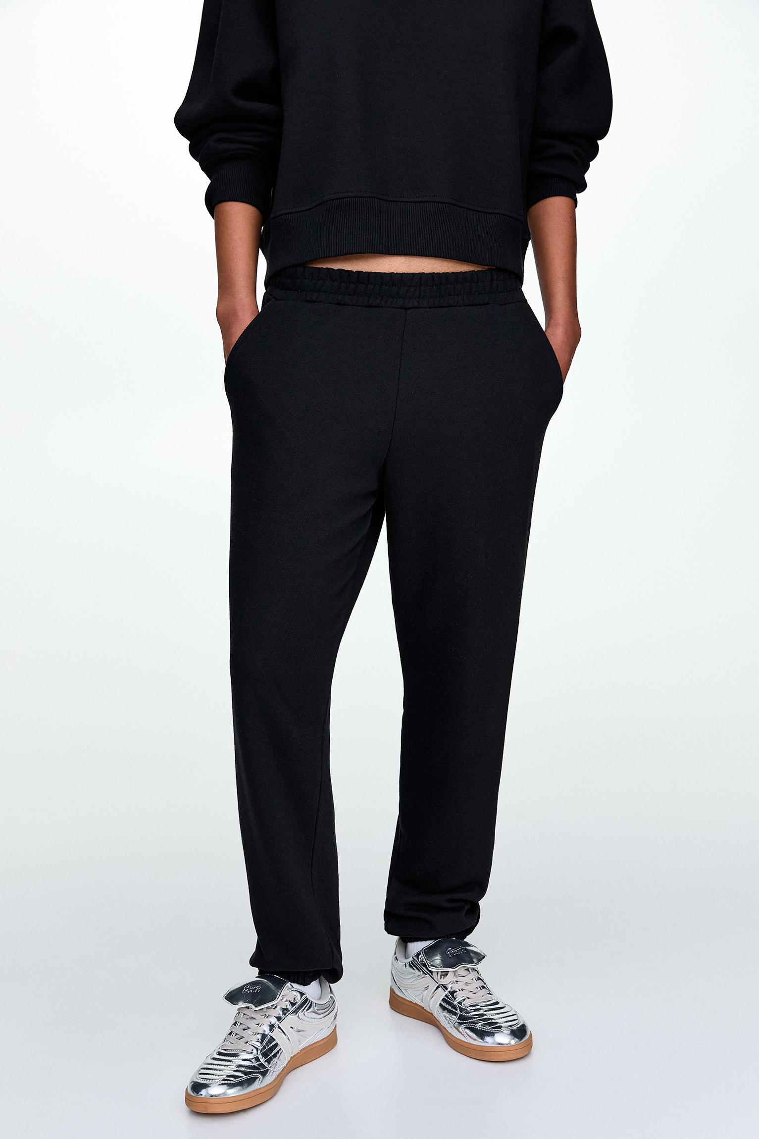 Sweatsuit set with sweatshirt and sweatpants Product Image