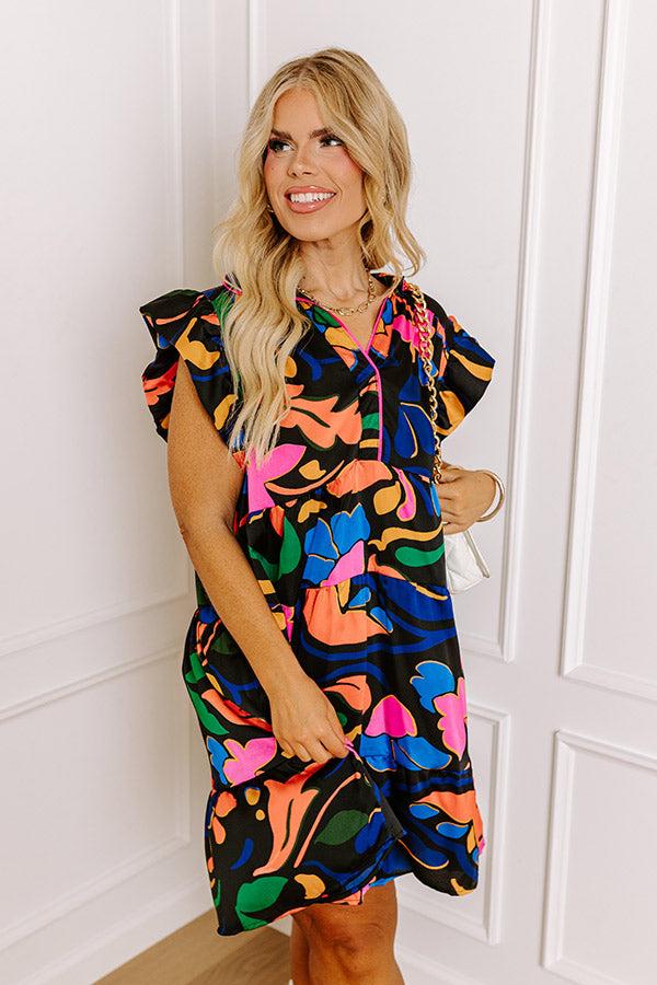 The Next Chapter Shift Dress In Black Curves Product Image