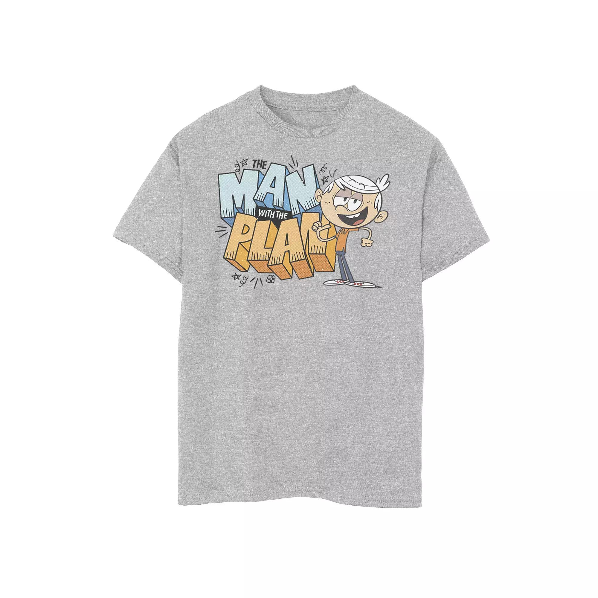 Boys 6-20 Nickelodeon The Loud House Lincoln Loud The Man With The Plan Graphic Tee, Boy's,  Product Image