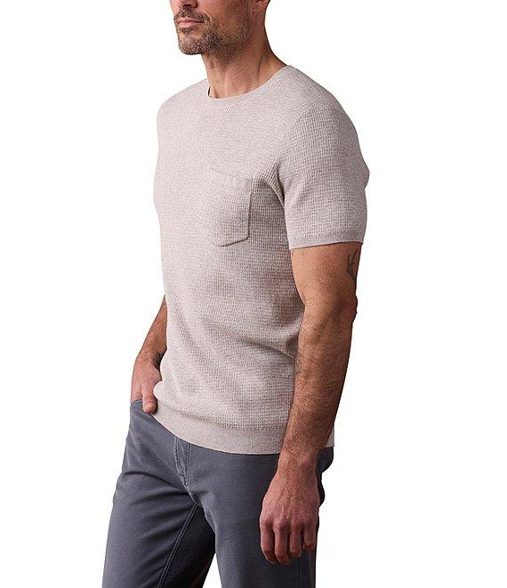 The Normal Brand Waffle Knit Sweater Short Sleeve T-Shirt Product Image