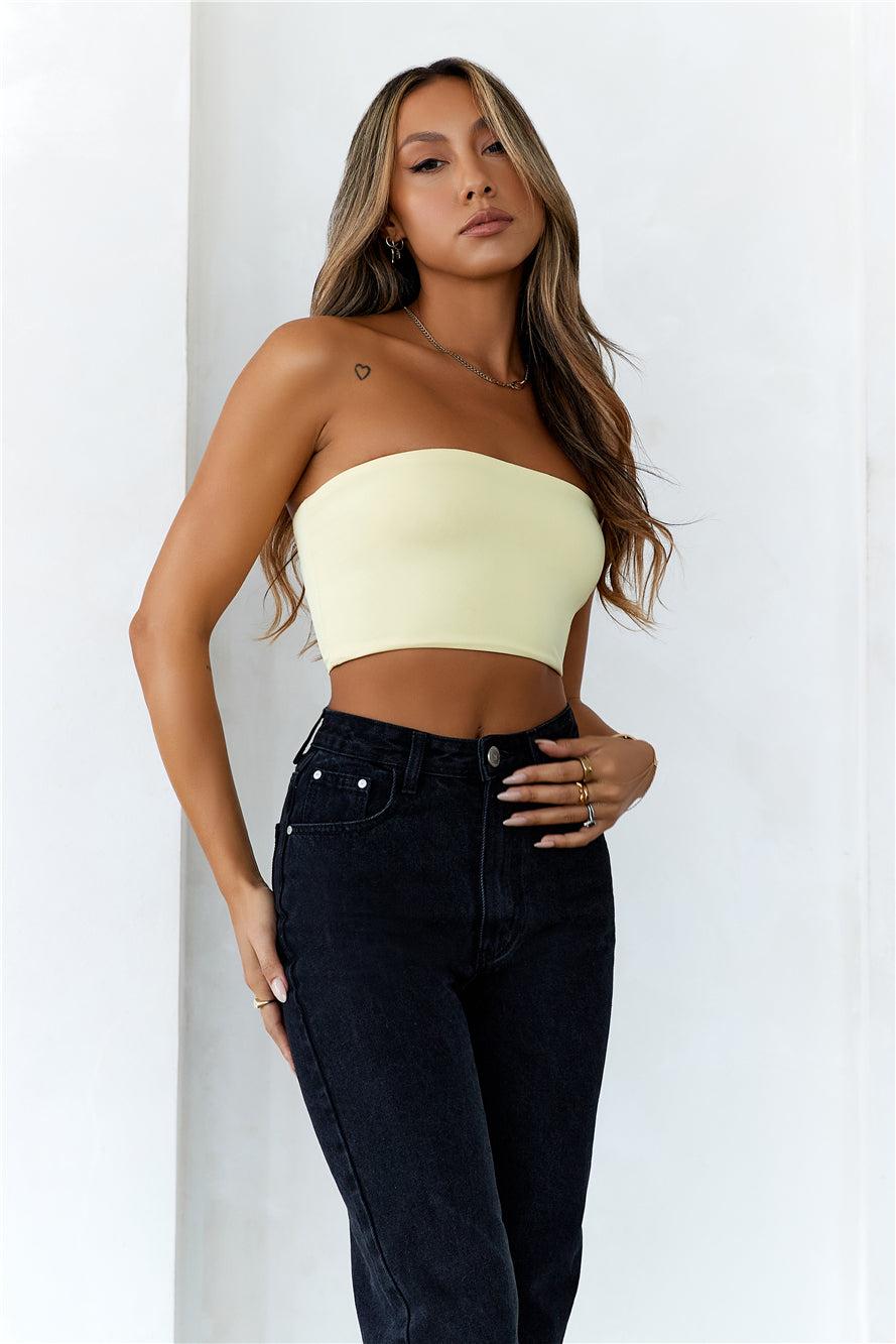 BASE  Mix And Match Bandeau Yellow Product Image