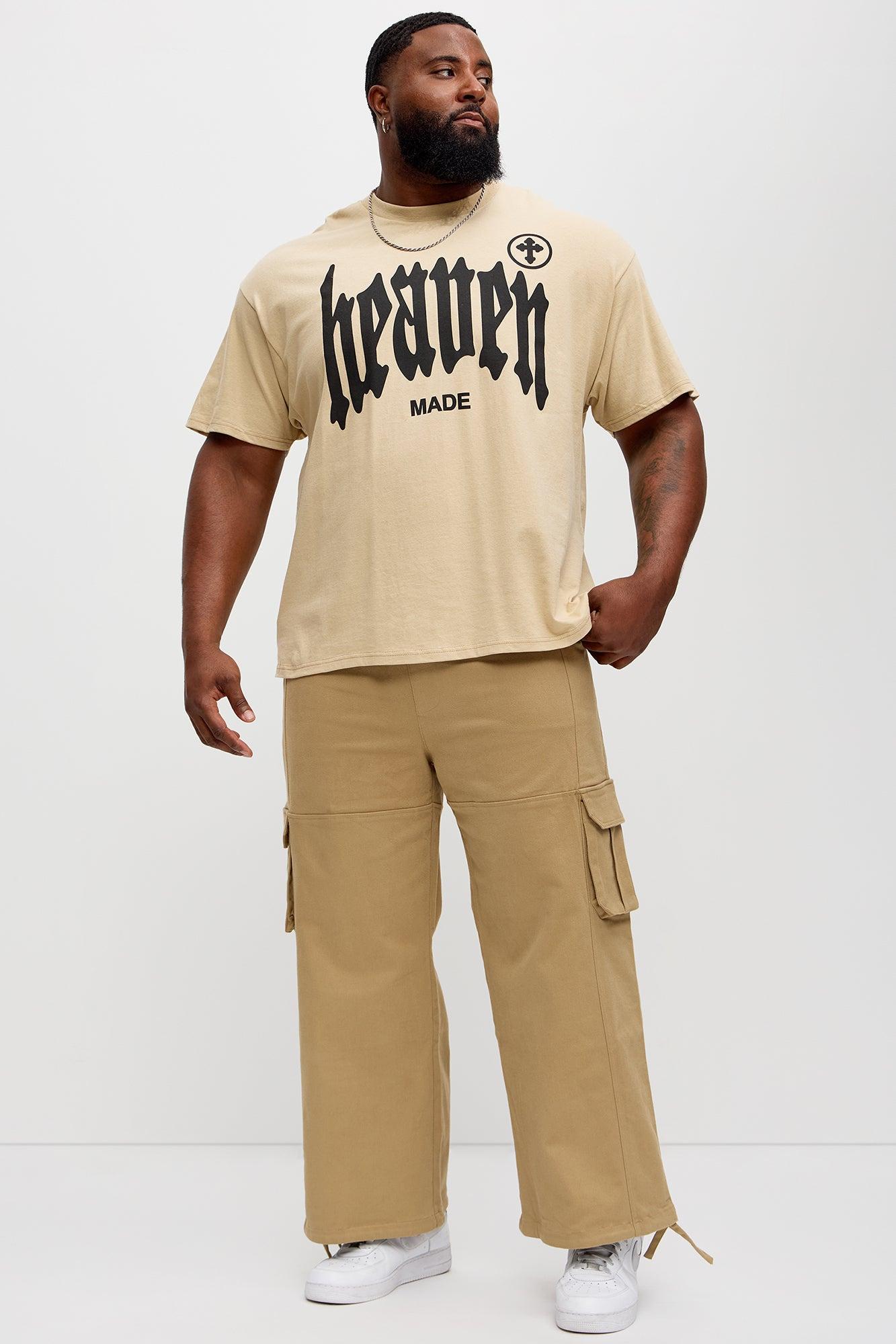 Heavenmade Stamp Short Sleeve Tee - Sand Product Image