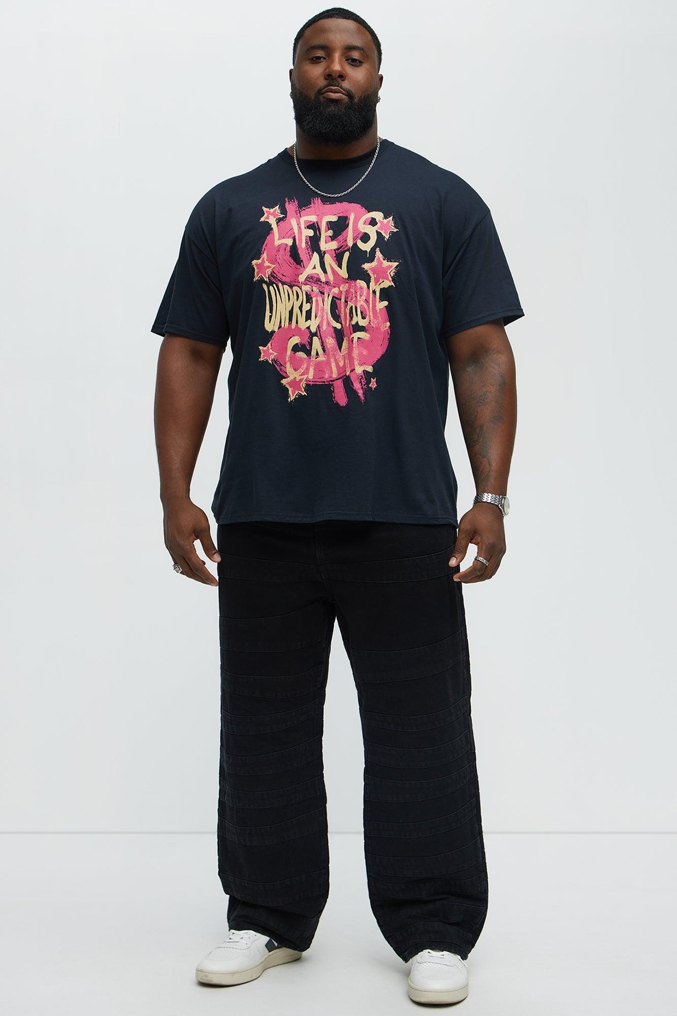 Money Talks A Big Game Short Sleeve Tee - Black Product Image