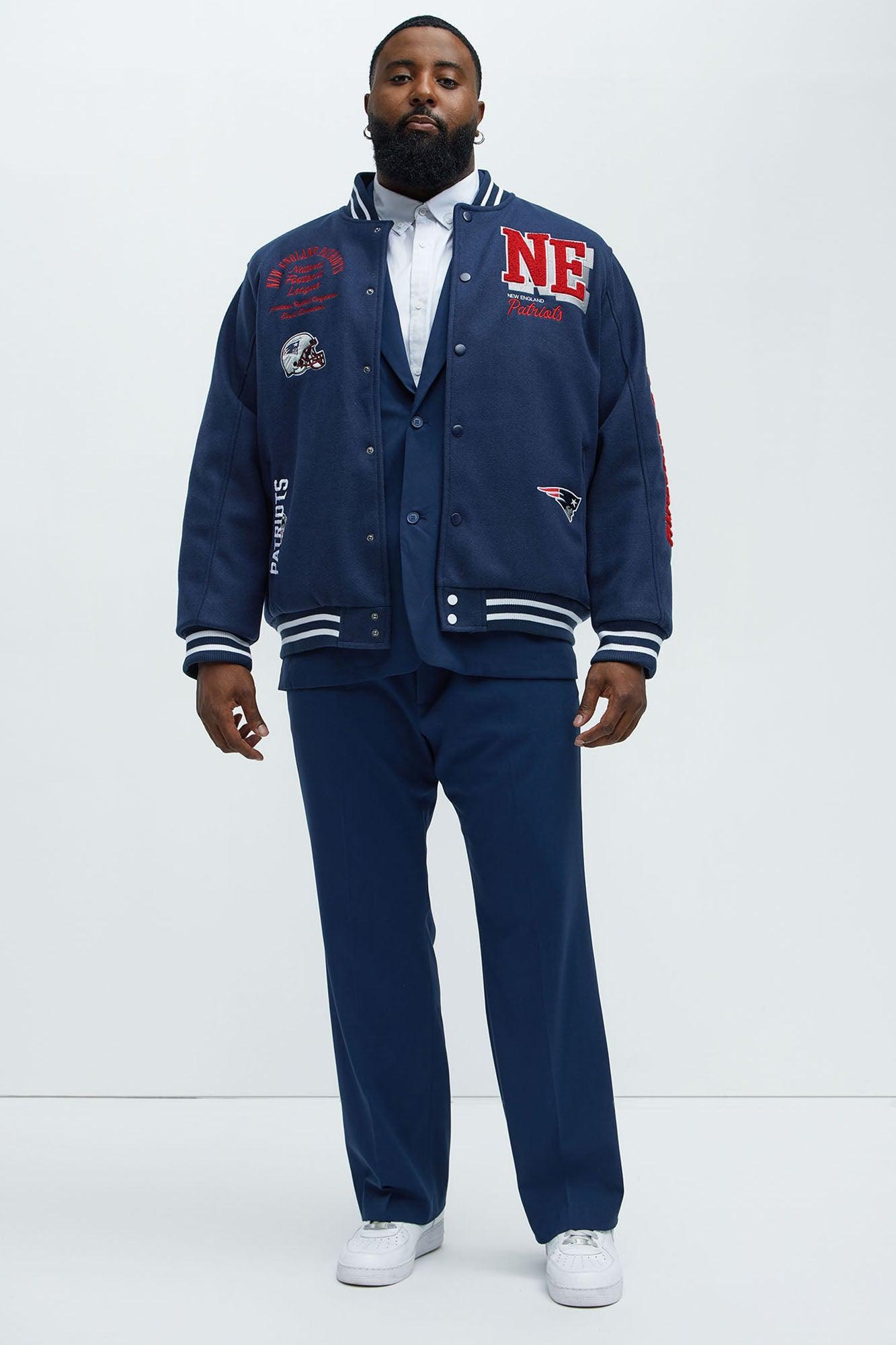 Patriots Touchdown Jacket - Navy/Red Product Image