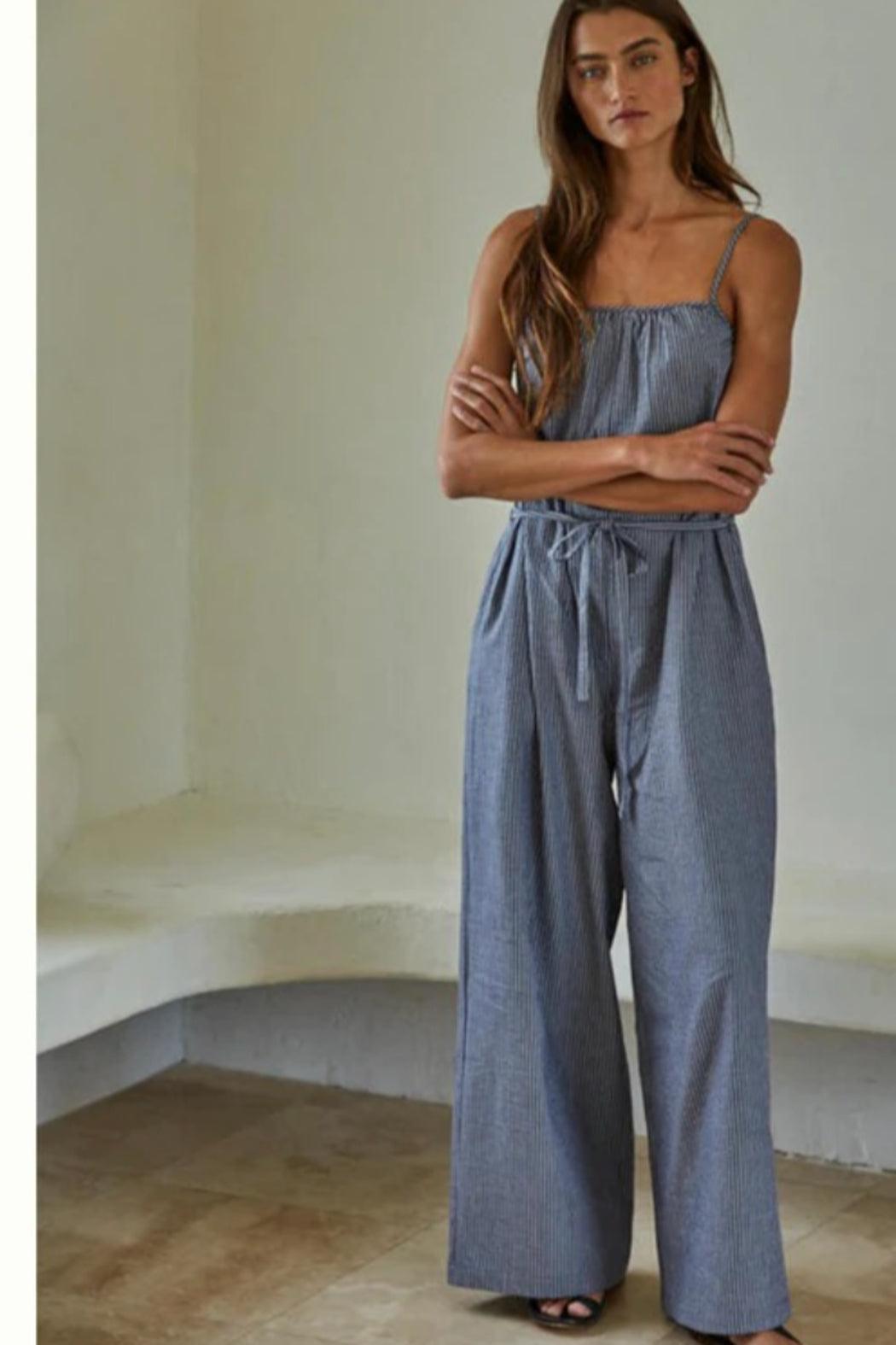 By Together Stripe Jumpsuit Product Image