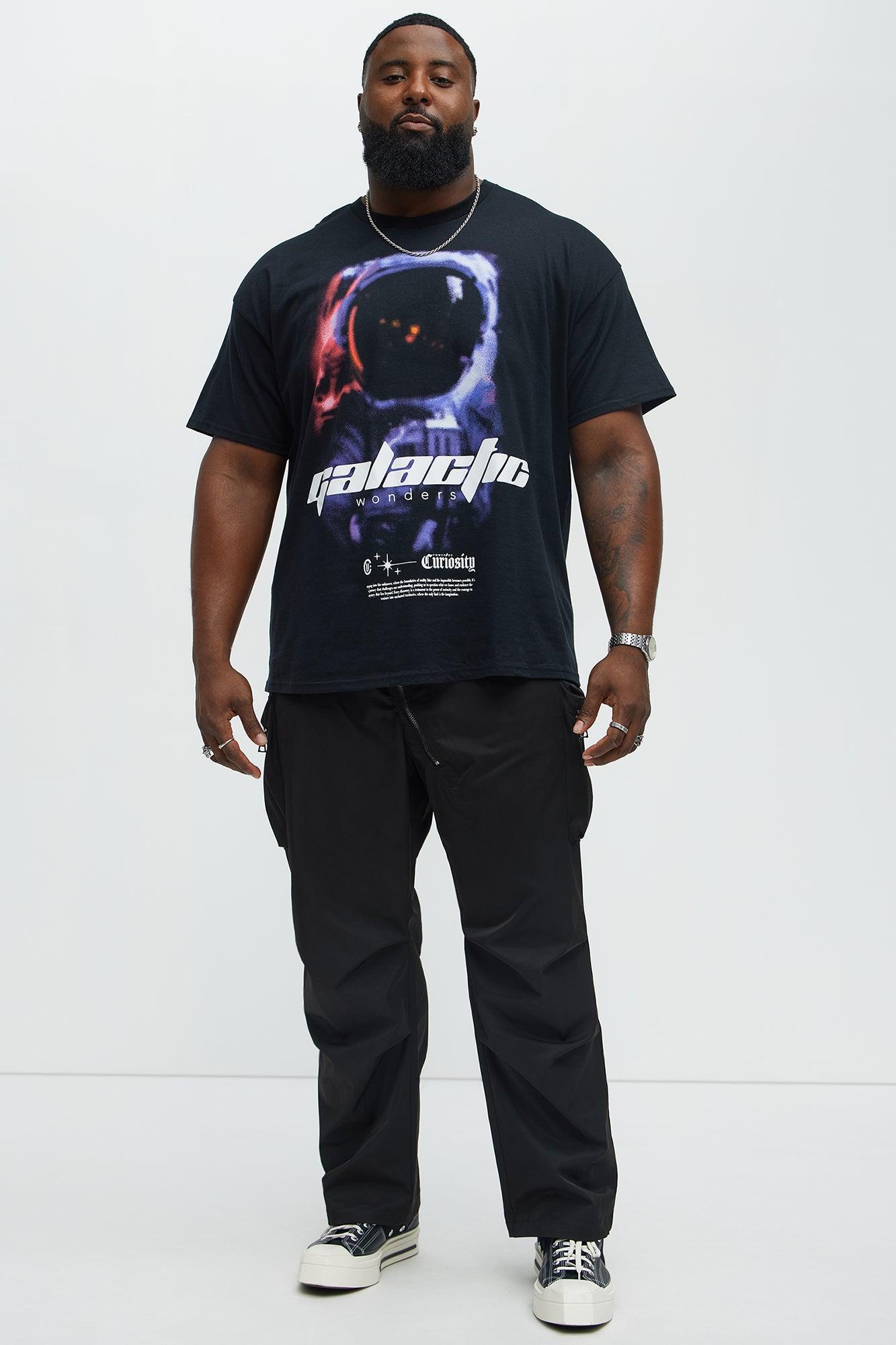 Galactic Travel Short Sleeve Tee - Black Male Product Image