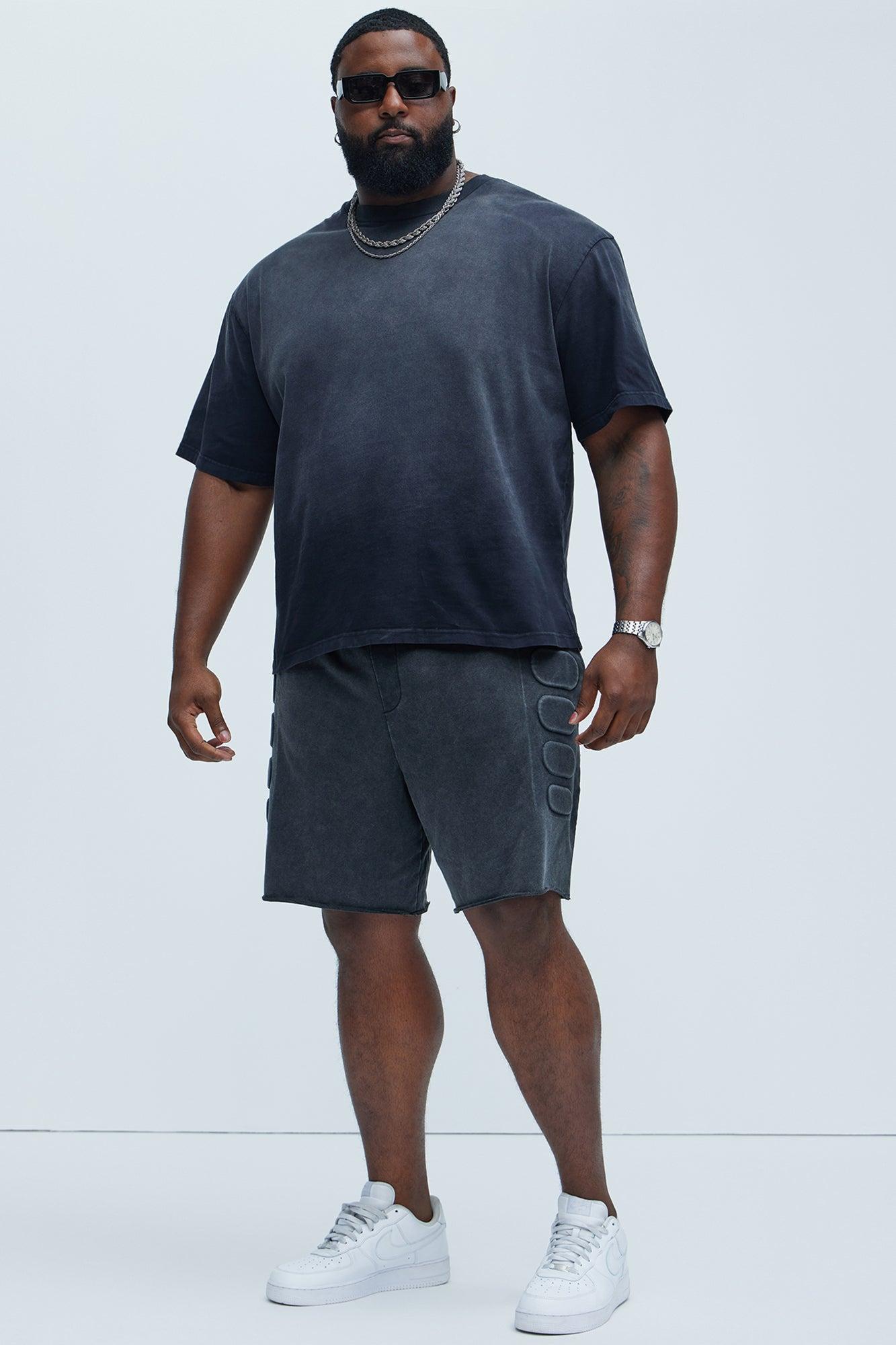 Mayzen Relaxed Shorts - Black Wash Product Image