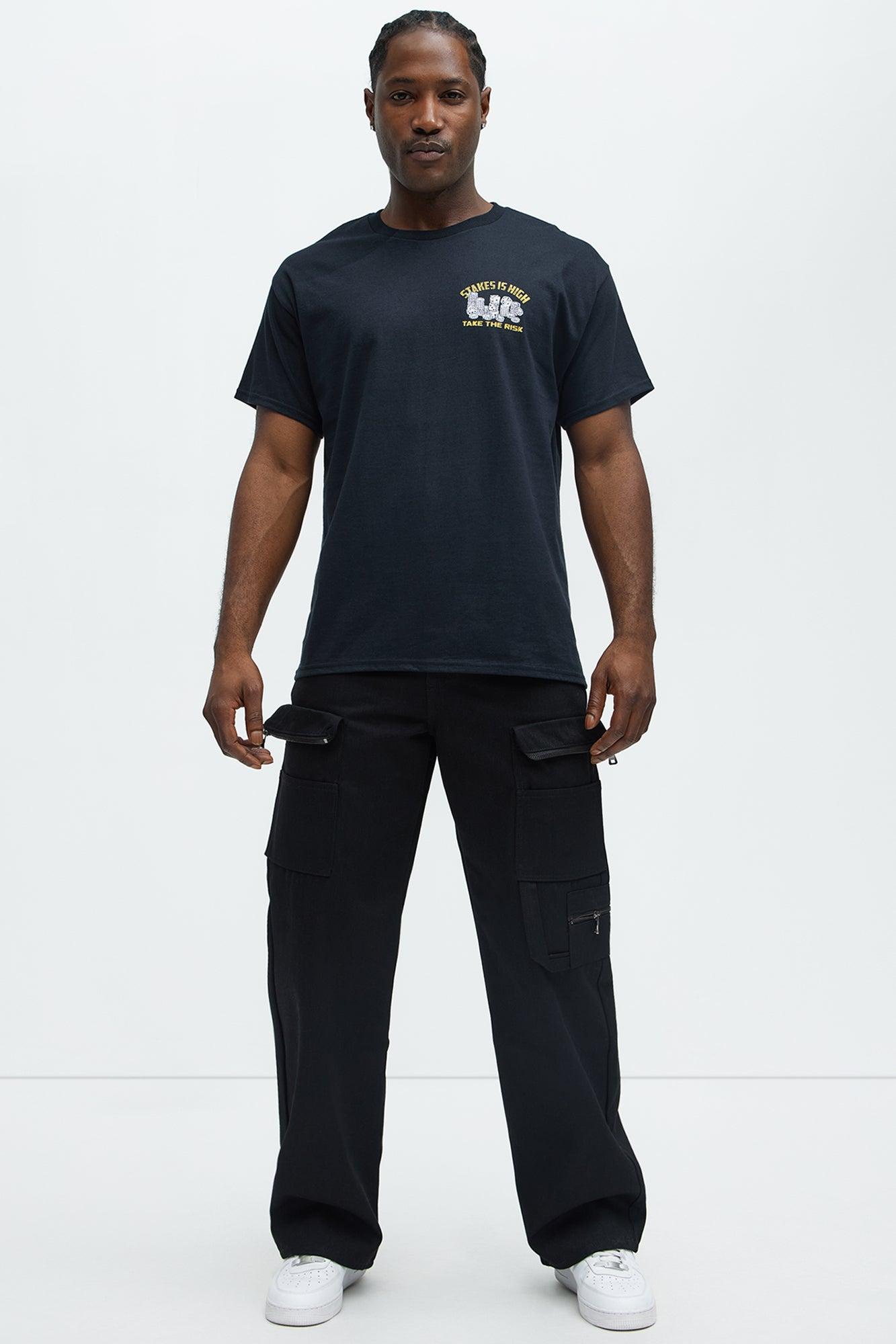 Stakes Is High Short Sleeve Tee - Black Product Image