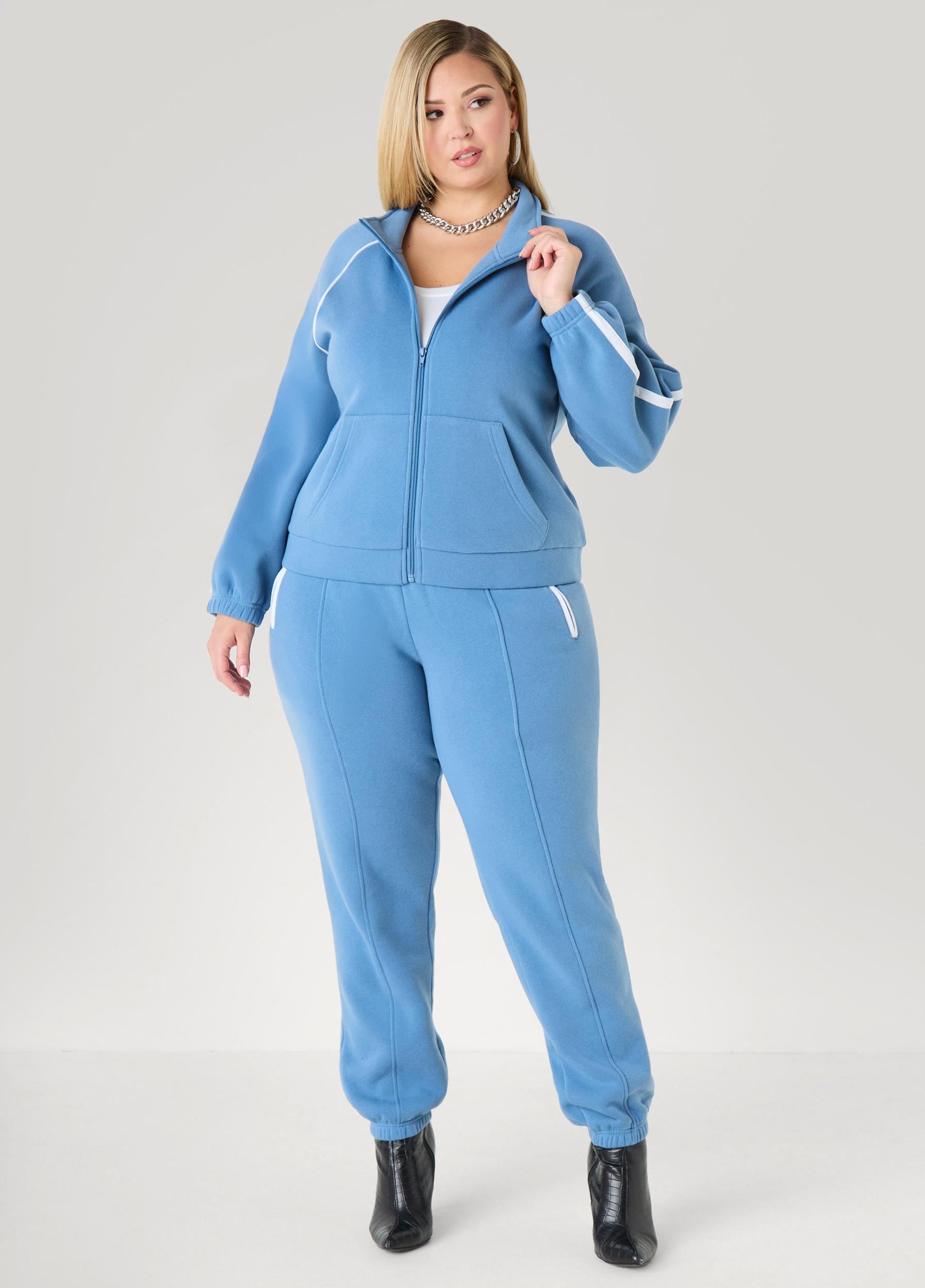 Piped Zip Front Track Jacket Product Image