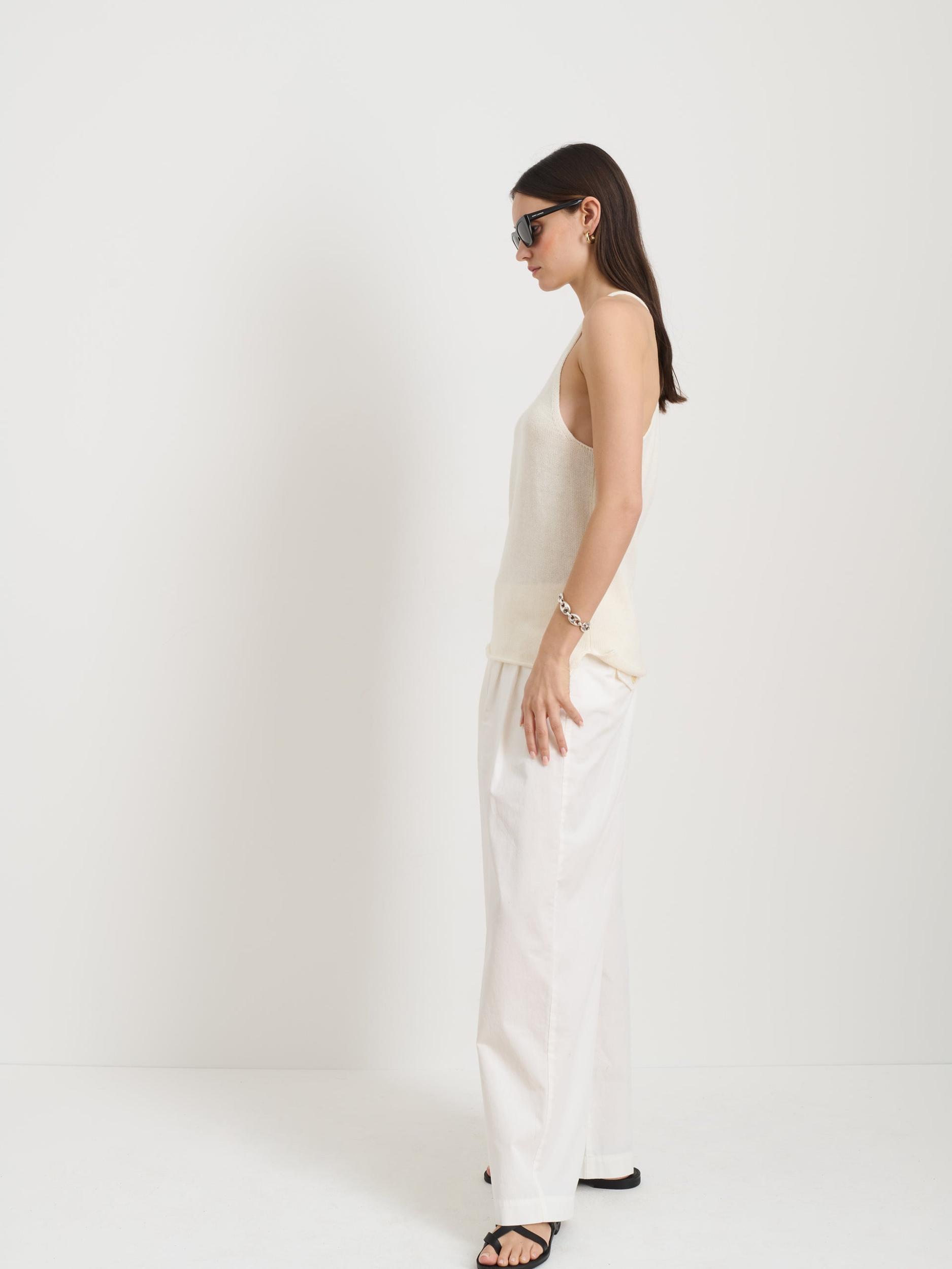 Josie Tank In Linen Cotton Product Image