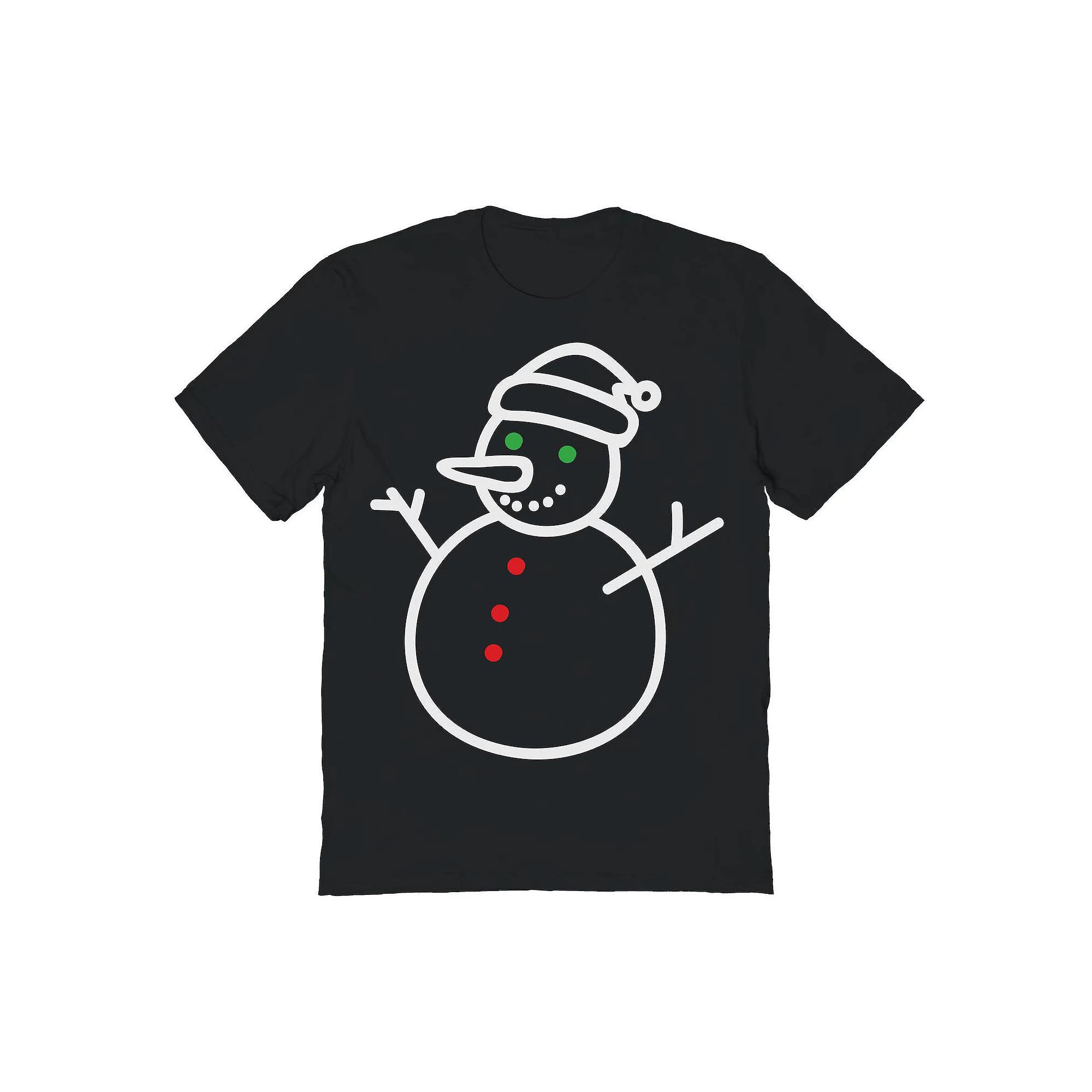 Men's Snow Christmas Man Christmas Graphic Tee, Adult Unisex,  Product Image