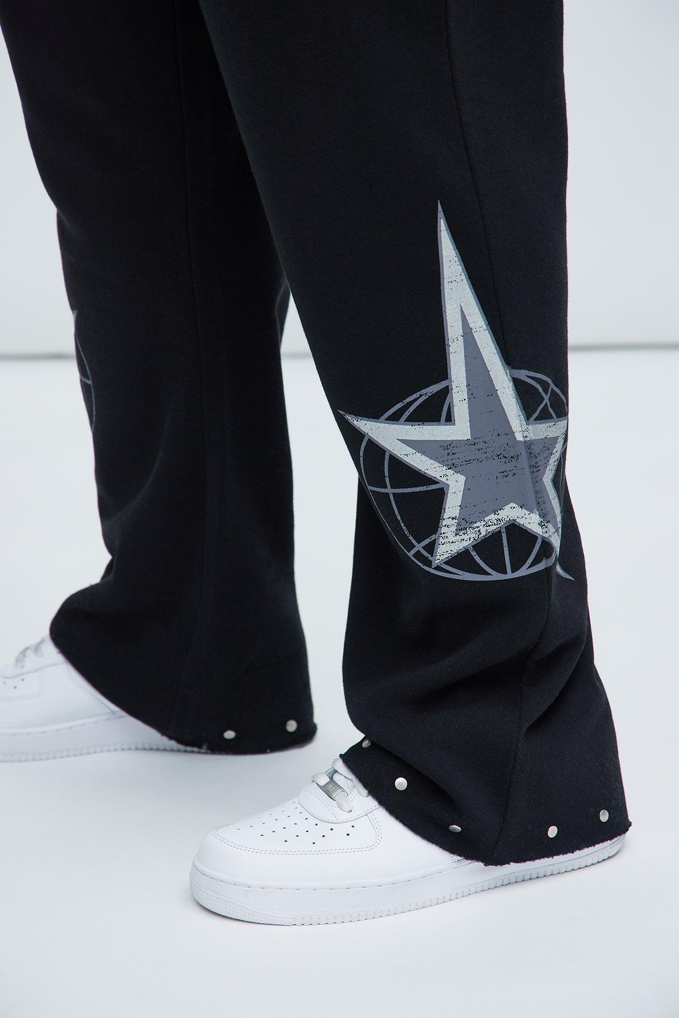 Tyson Lowkey Straight Sweatpants - Black Product Image