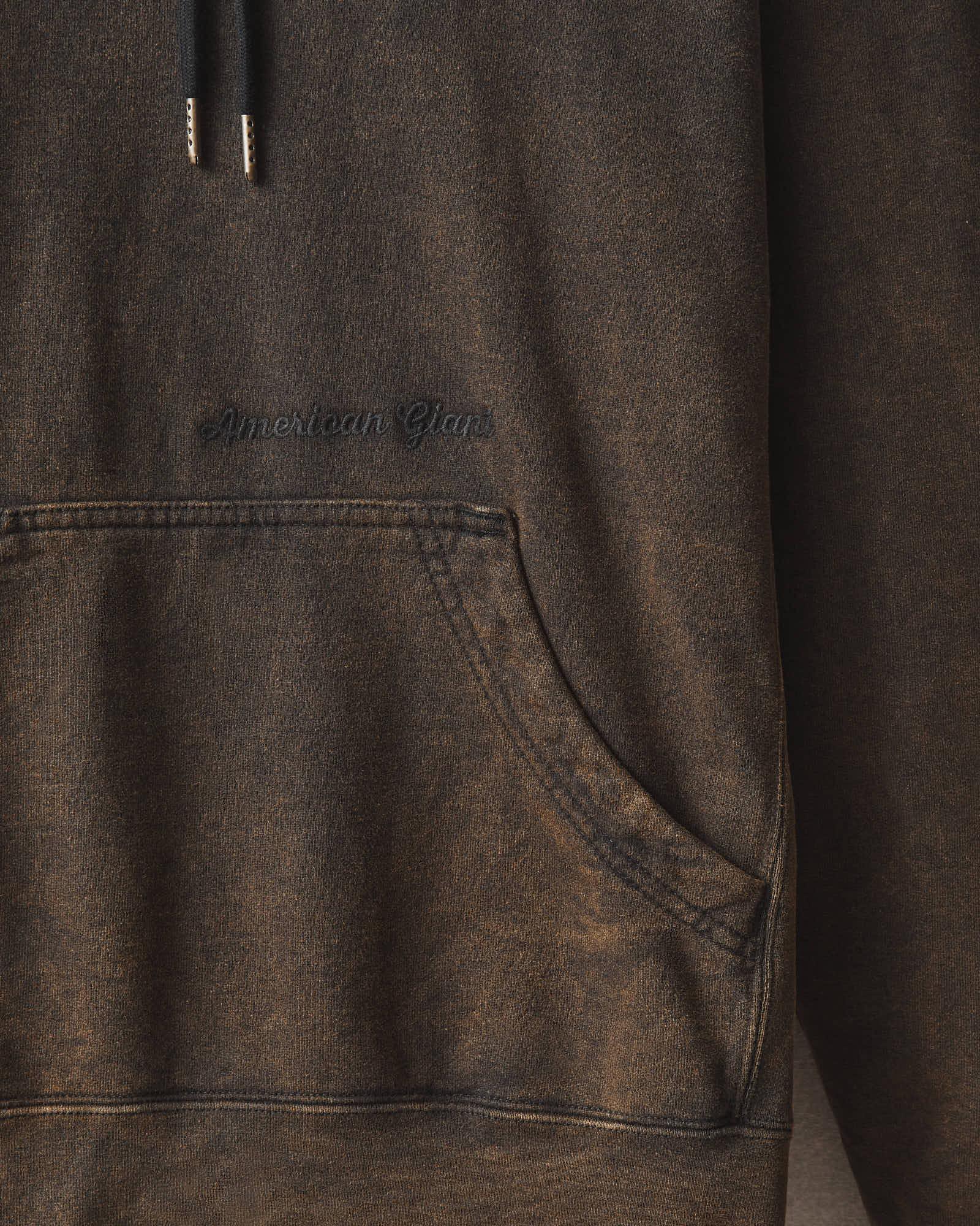 Men's Classic Pullover - Mineral Wash - Black Male Product Image