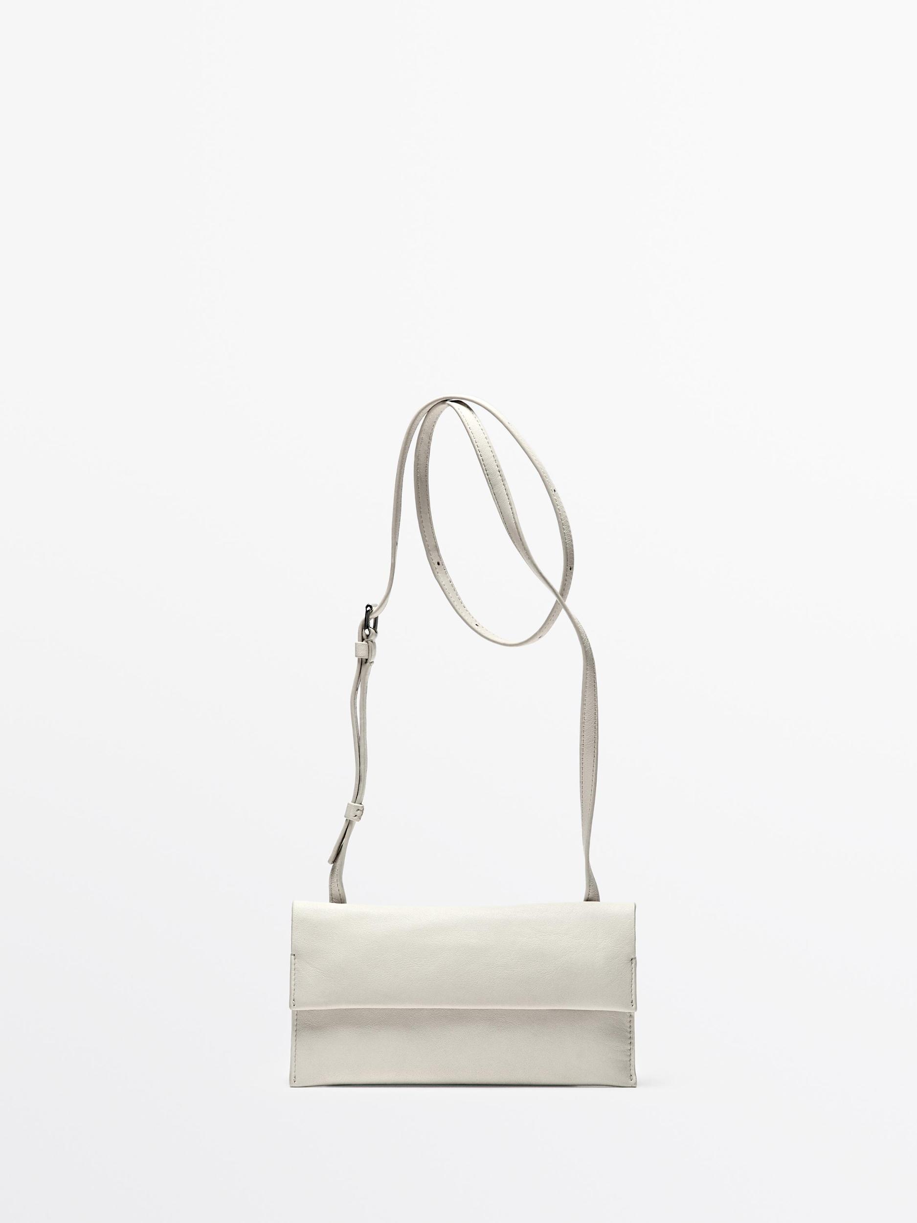 Nappa leather mini crossbody bag Product Image
