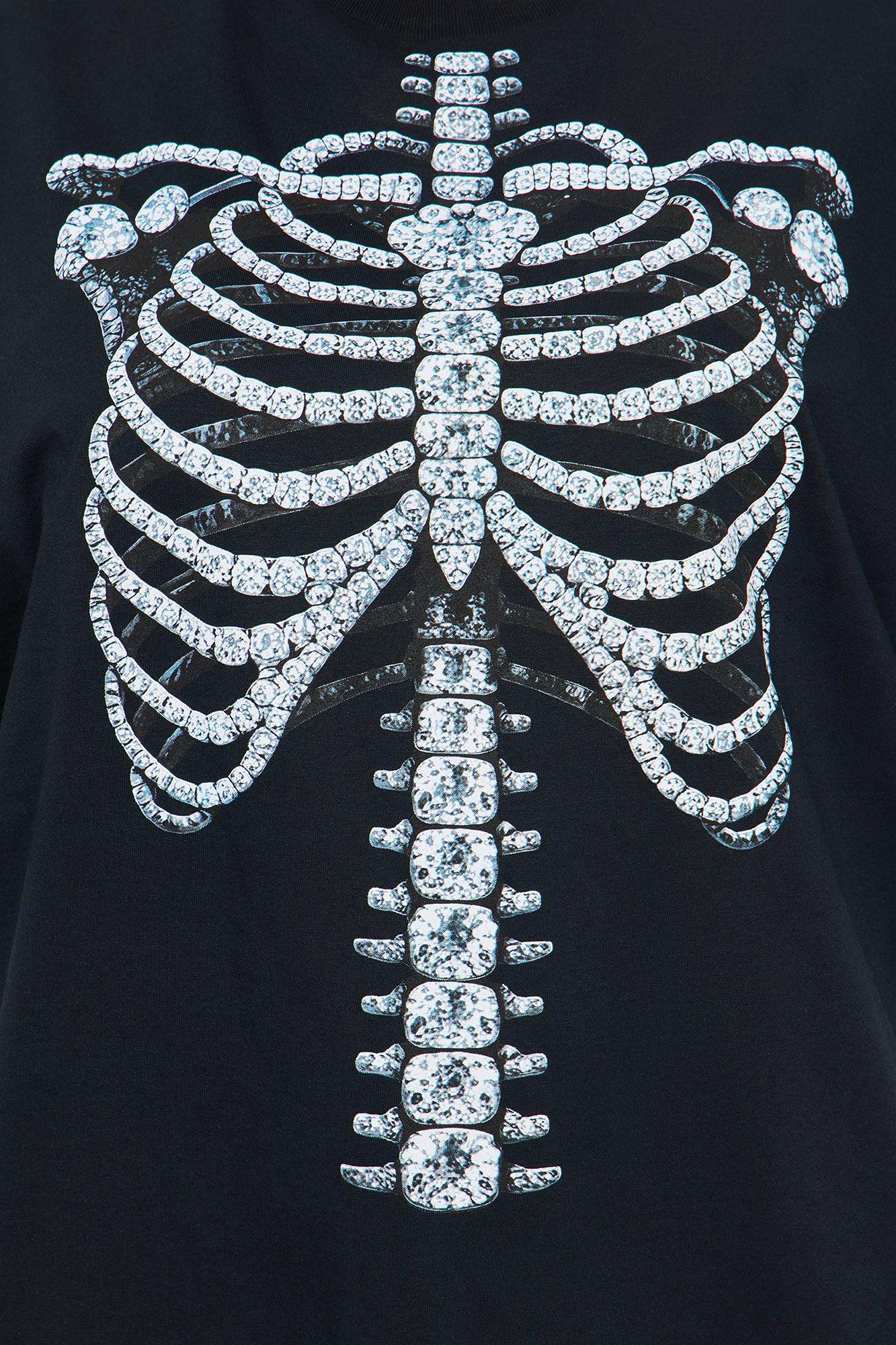 Bare Bones Tee  - Black Female Product Image