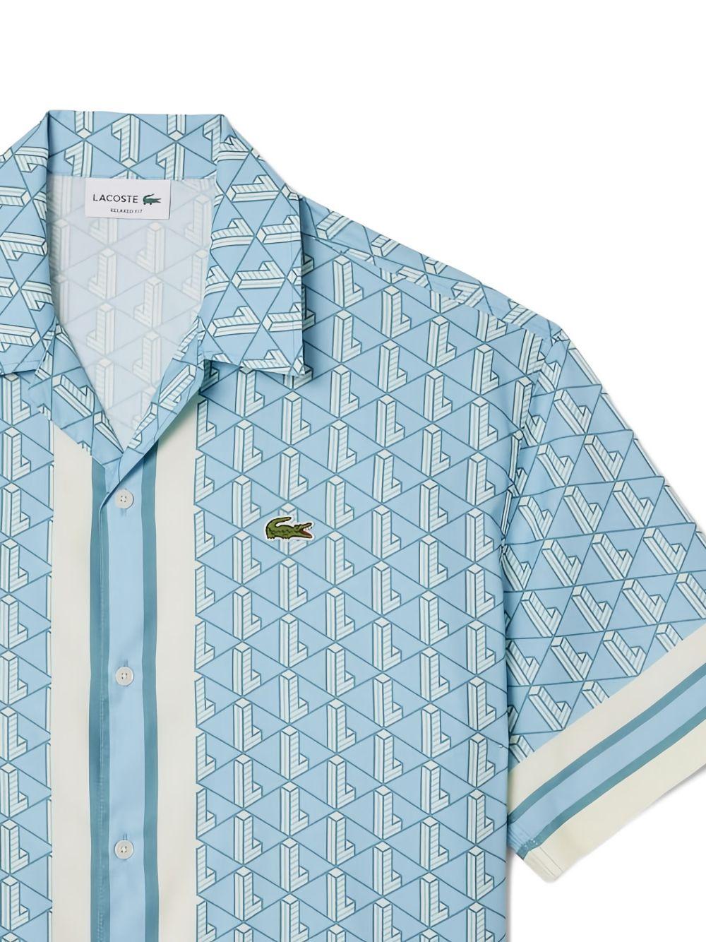 monogram-pattern shirt Product Image