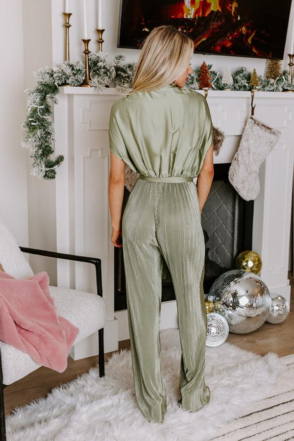 Forever Stunning Pleated Jumpsuit Product Image