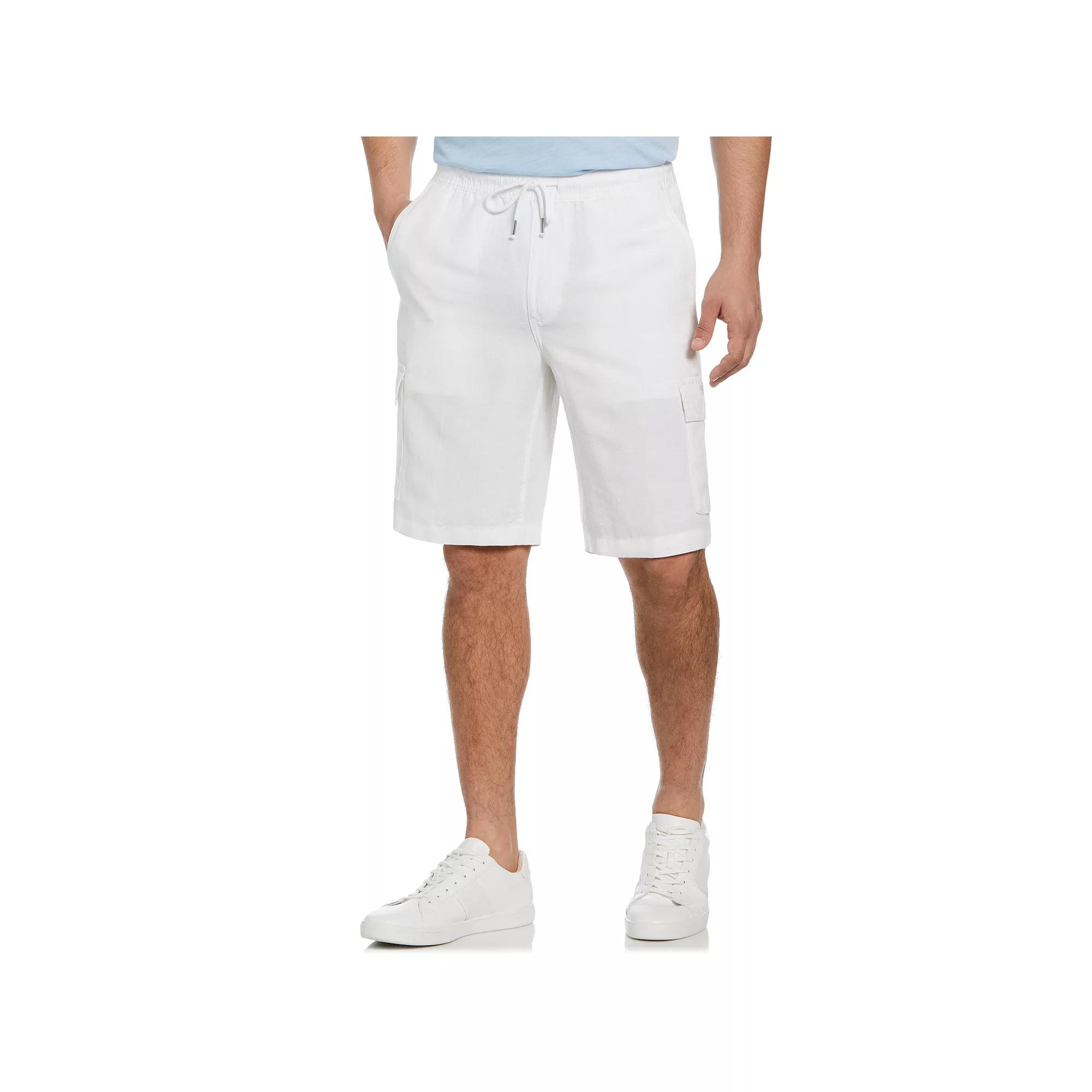Men's Cubavera Linen Blend Pull-On Cargo Shorts,  Product Image