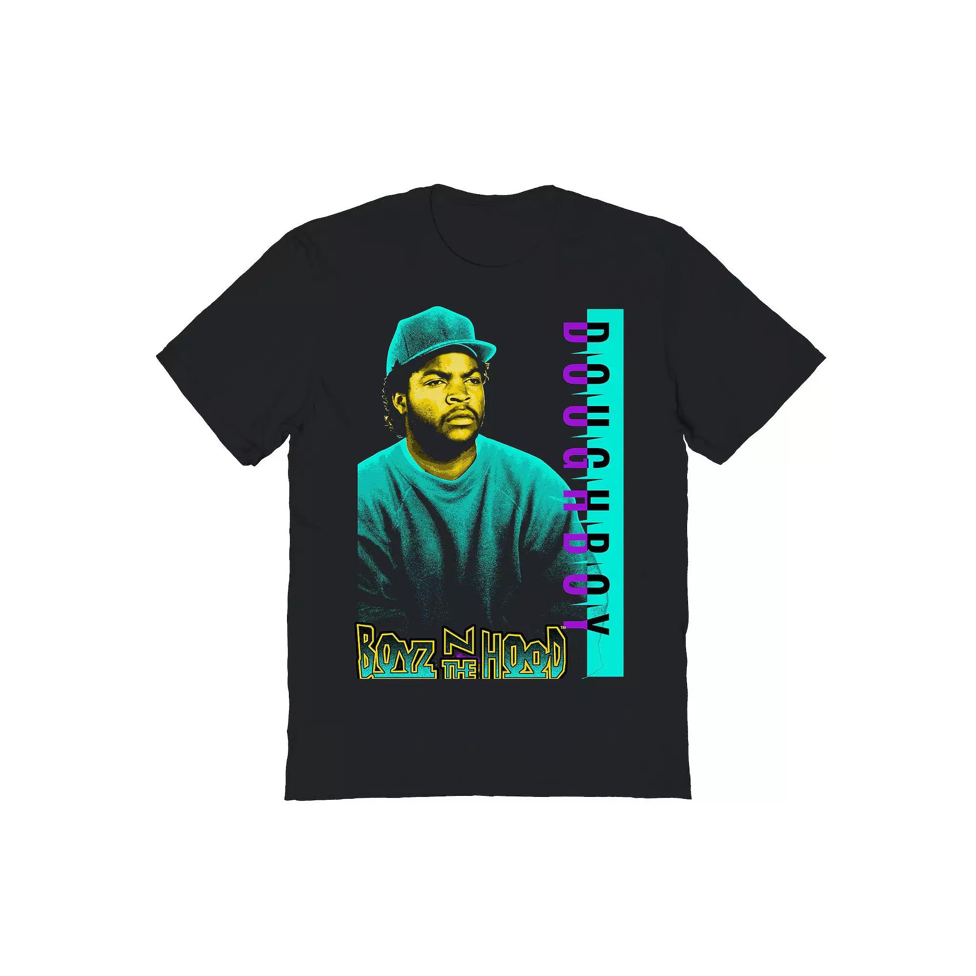 Men's Boyz N The Hood Green Cube Graphic Tee, Size: XL, Black Product Image