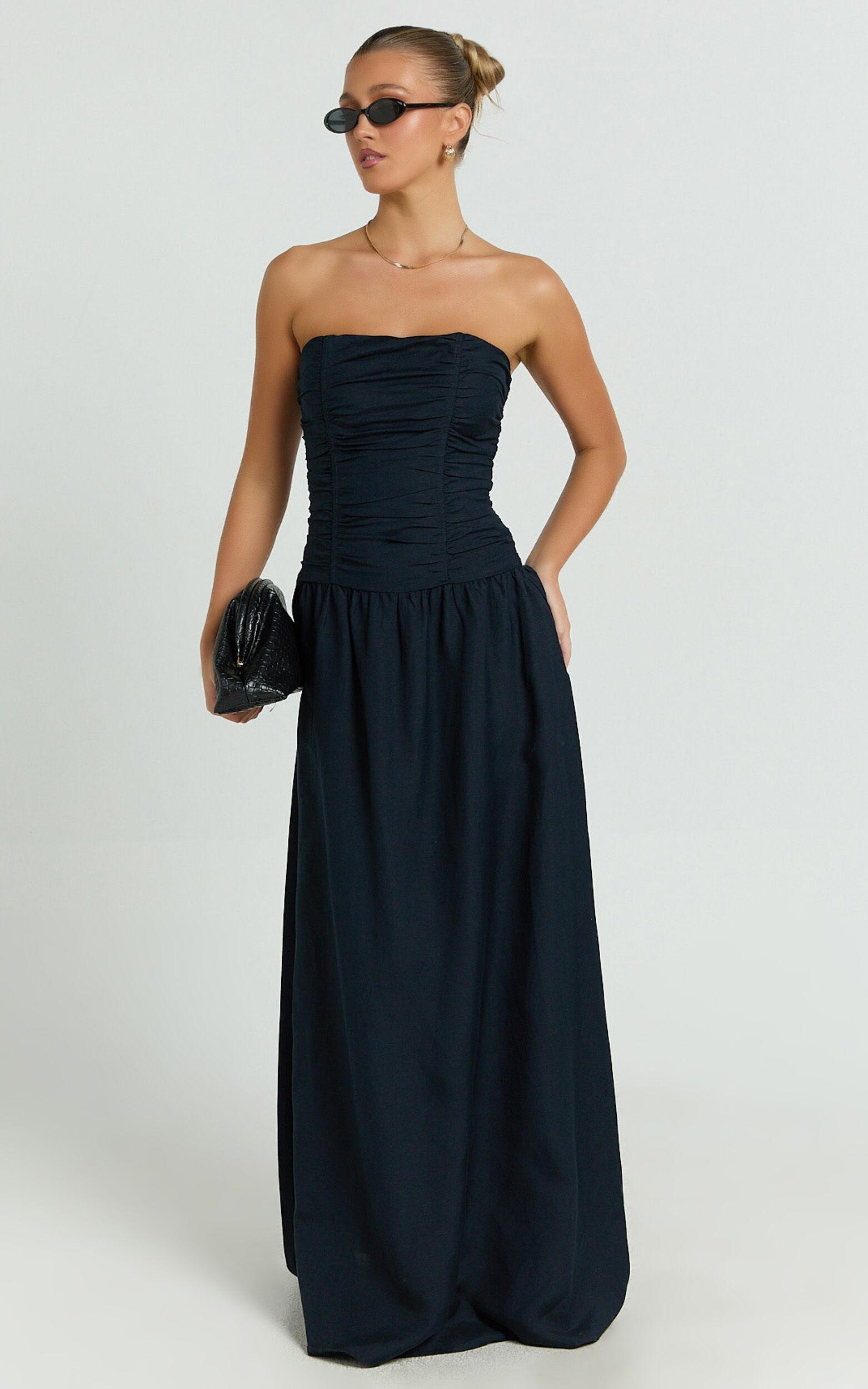 Lioness - Lush Maxi Dress in Navy Product Image