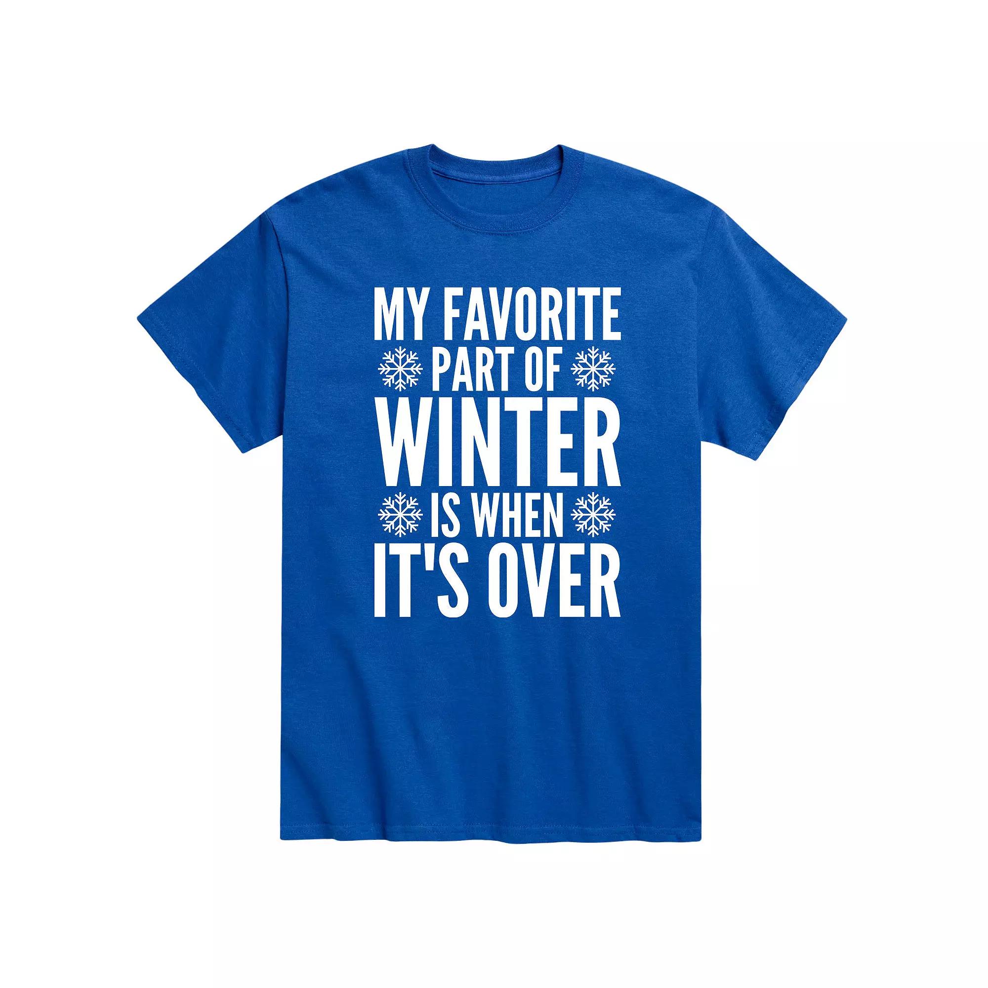 Men's Fav Part When Winter Is Over Tee,  Product Image