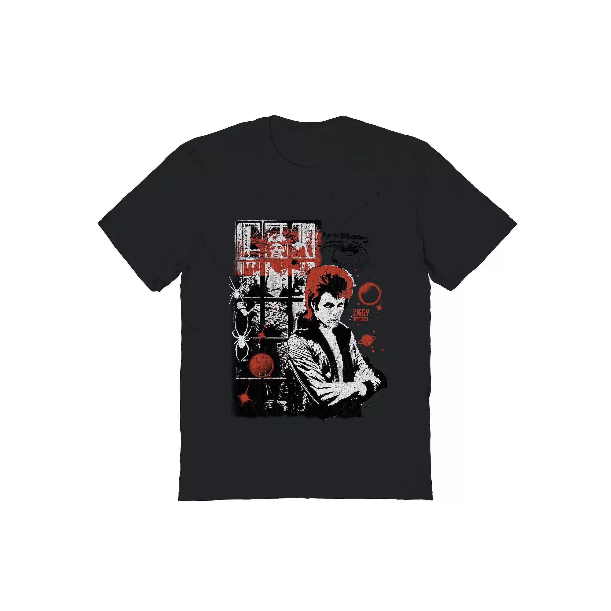 Men's Ziggy Collage Graphic Tee, Size: Large, Black Product Image