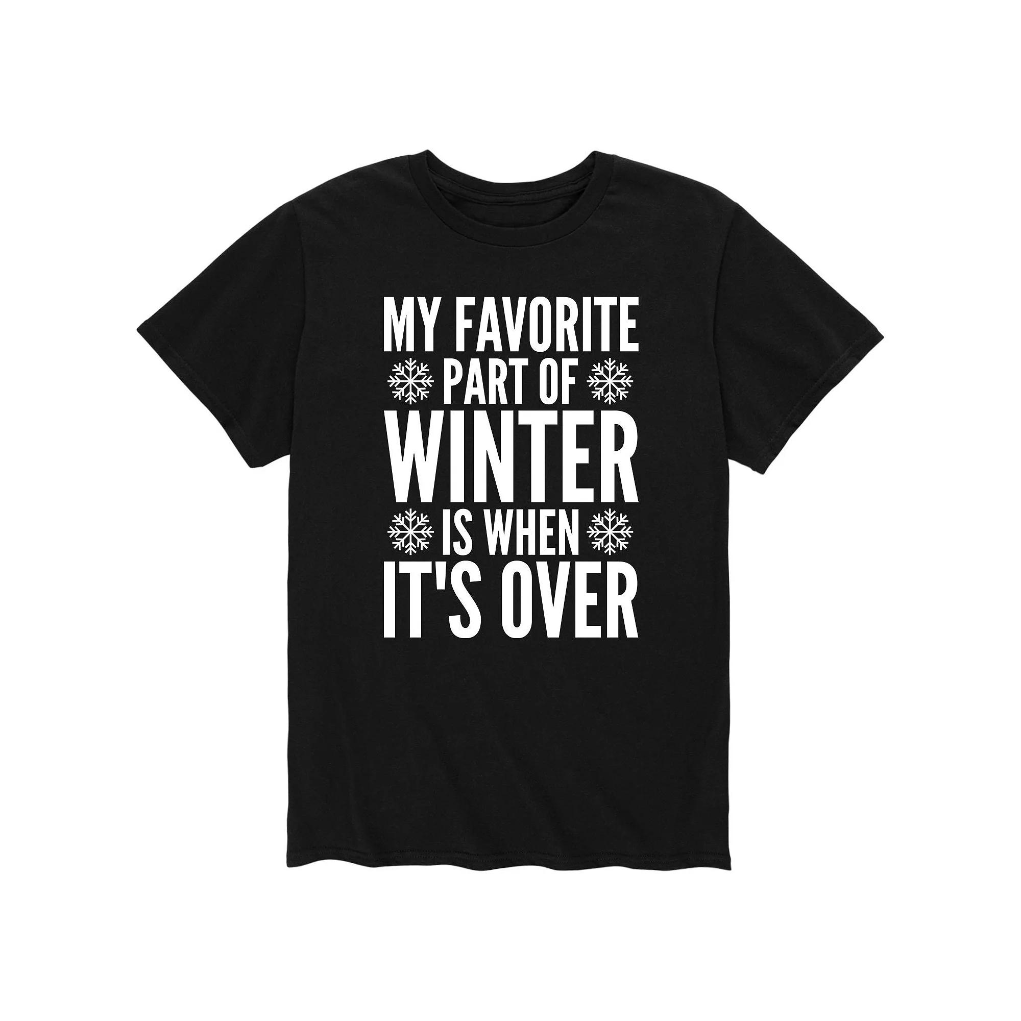 Men's Fav Part When Winter Is Over Tee,  Product Image