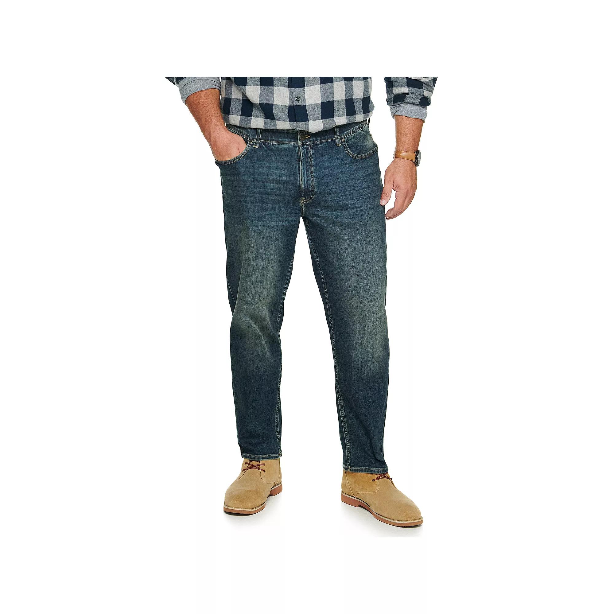 Big & Tall Sonoma Goods For Life® Straight-Leg Flexwear Jeans, Men's,  Product Image