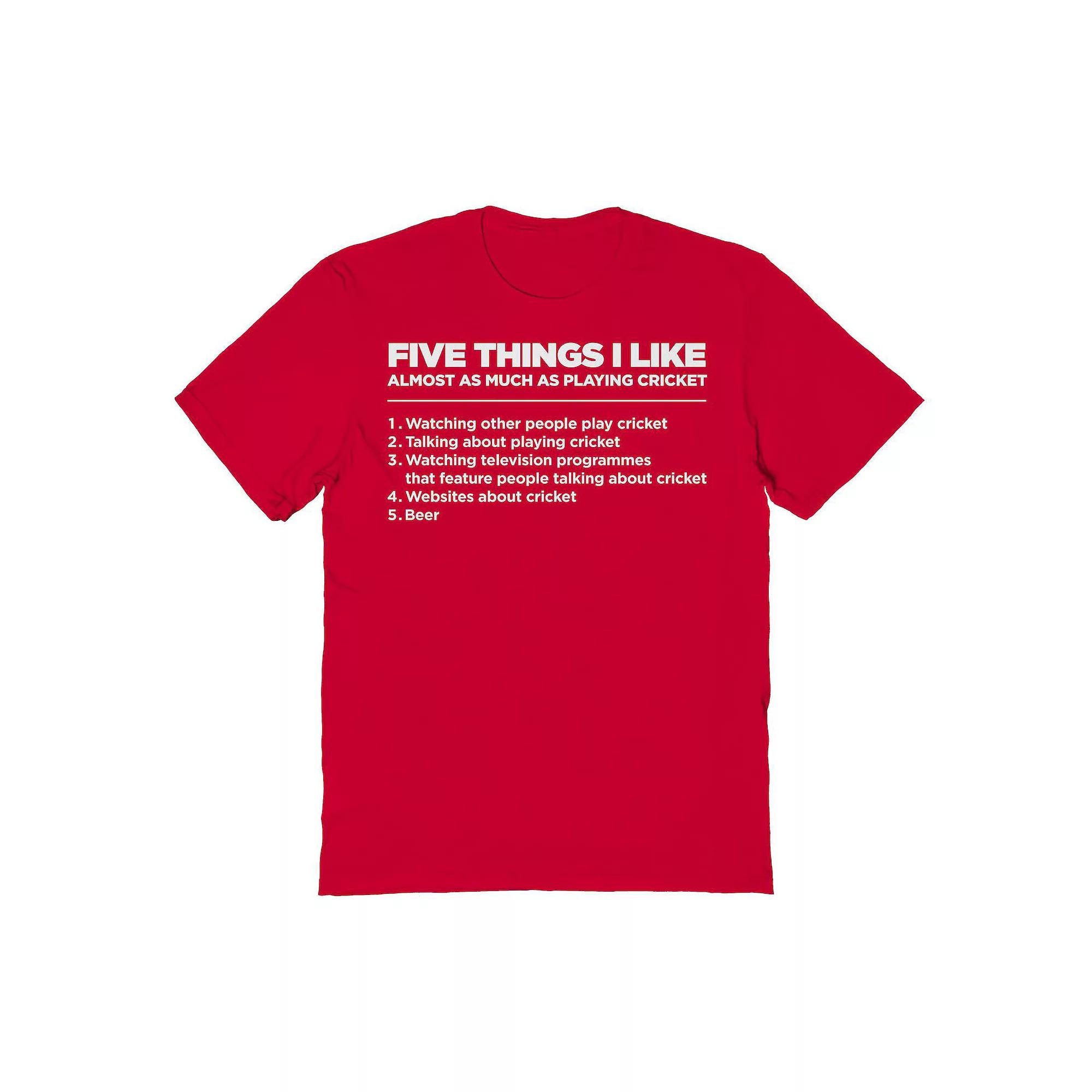 Men's Duke & Sons Five Things Cricket Graphic Tee, Adult Unisex,  Product Image