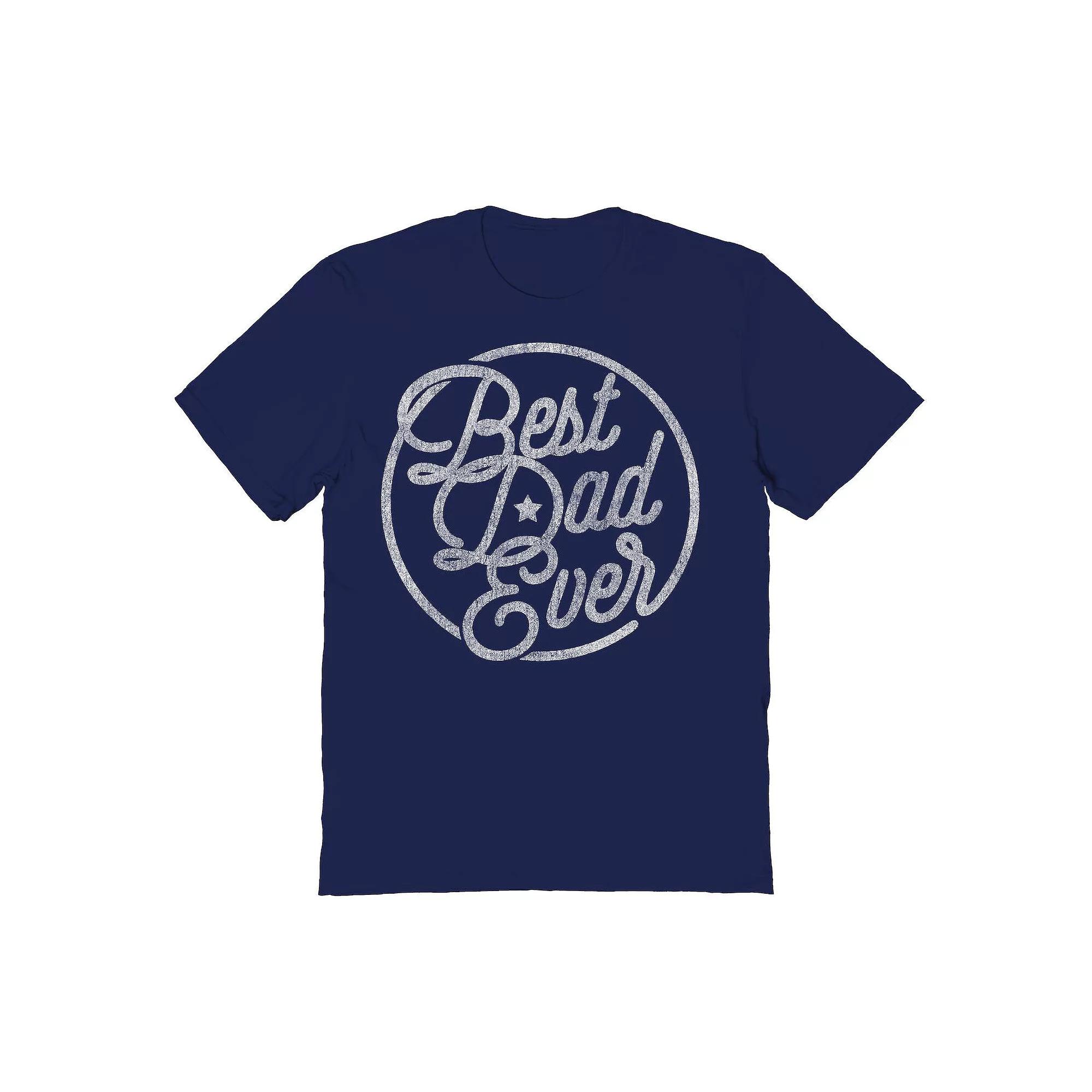 Men's Best Dad Ever Graphic Tee,  Product Image