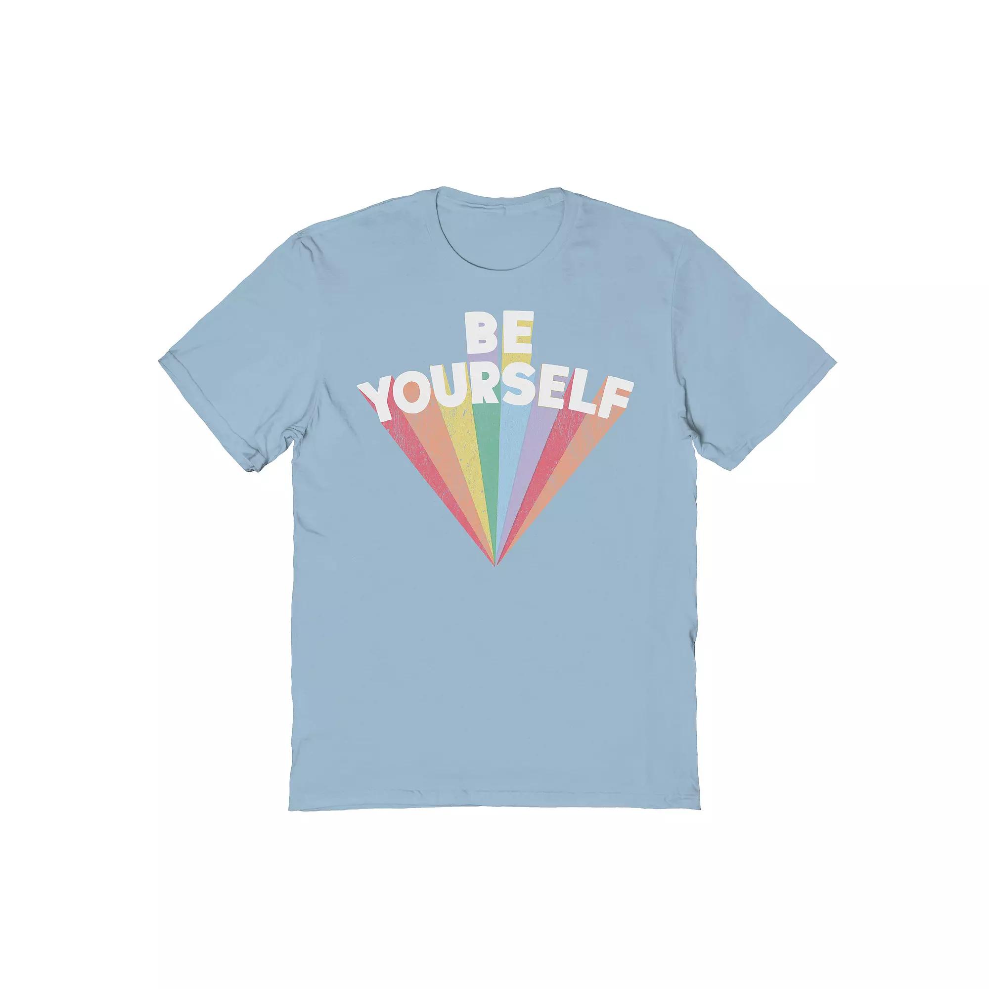 Men's COLAB89 Be Yourself Rainbow Pride Graphic Tee, Adult Unisex,  Product Image