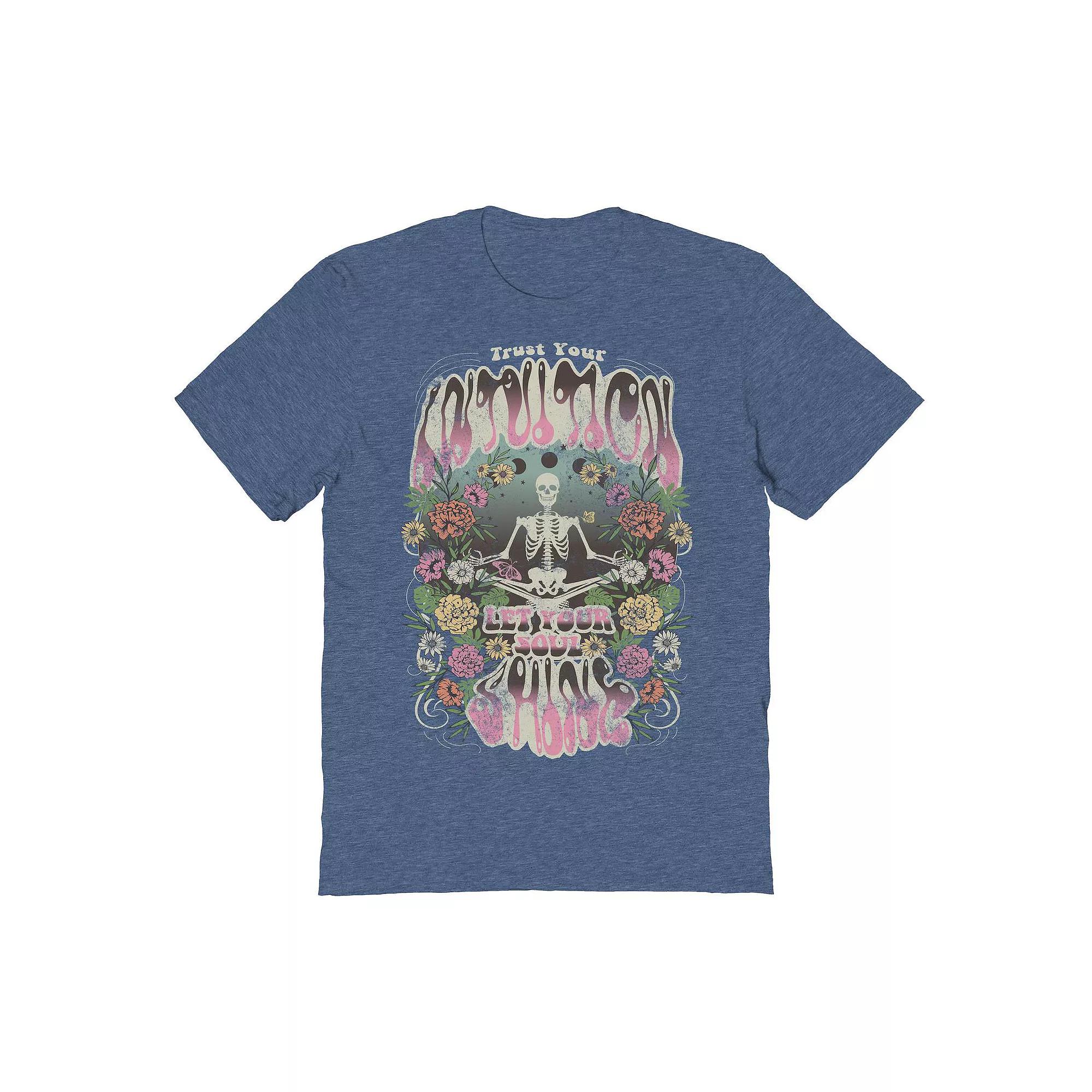 Men's COLAB89 by Threadless Intuition Graphic Tee, Size: Small, Grey Indigo Product Image