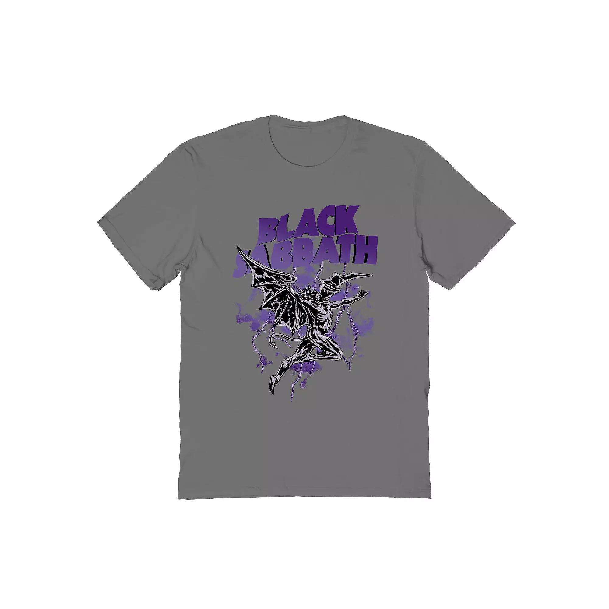 Men's Black Sabbath Henry Lightning Purple Graphic Tee, Adult Unisex,  Product Image