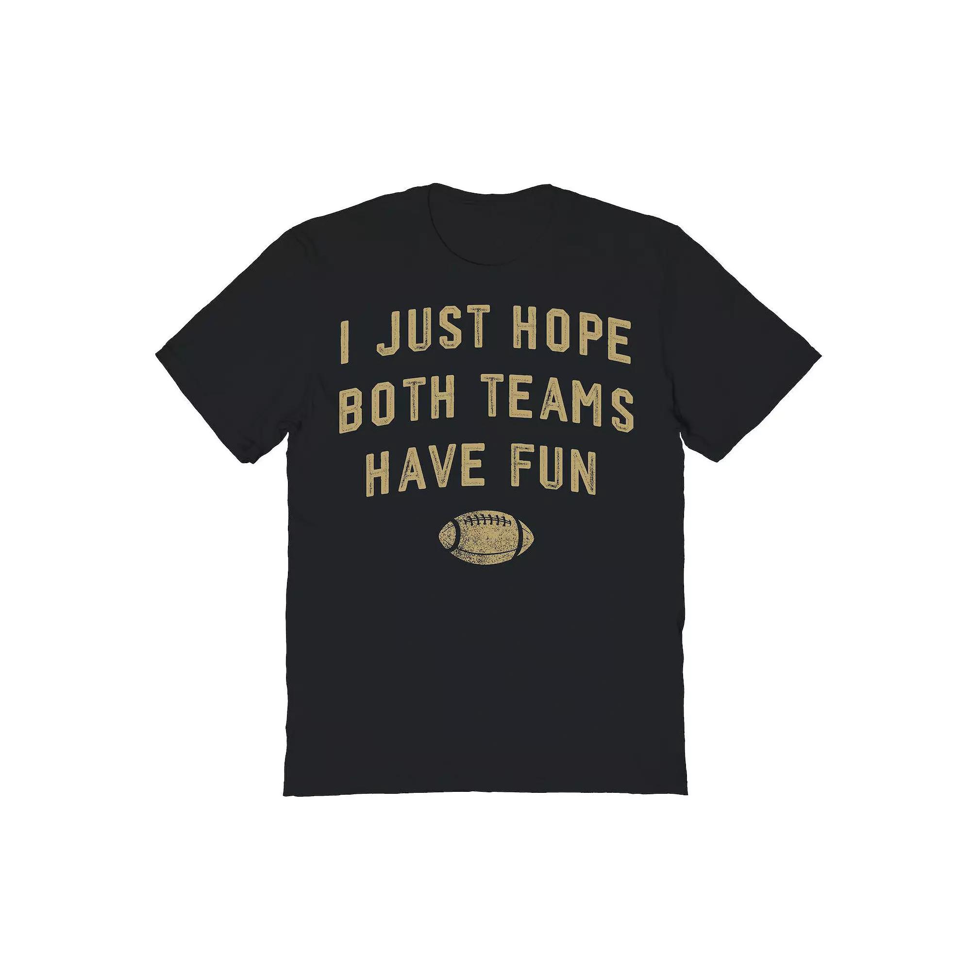 Men's Duke & Sons I Just Hope Both Teams Graphic Tee, Adult Unisex,  Product Image