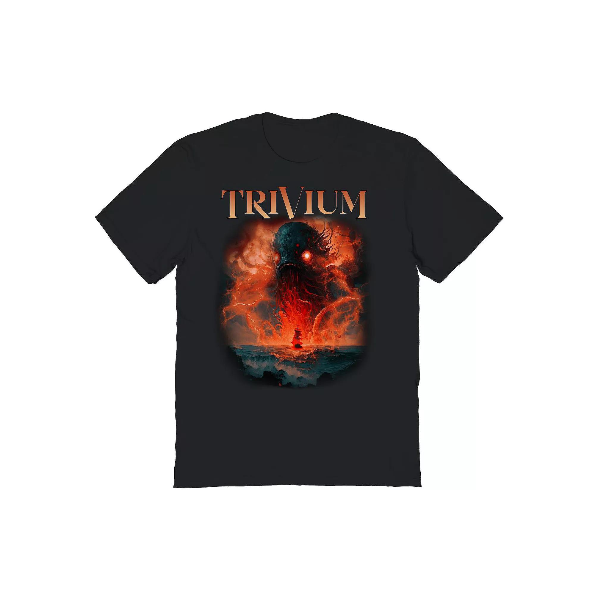 Men's Sea Monster Trivium Graphic Tee, Size: Large, Black Product Image
