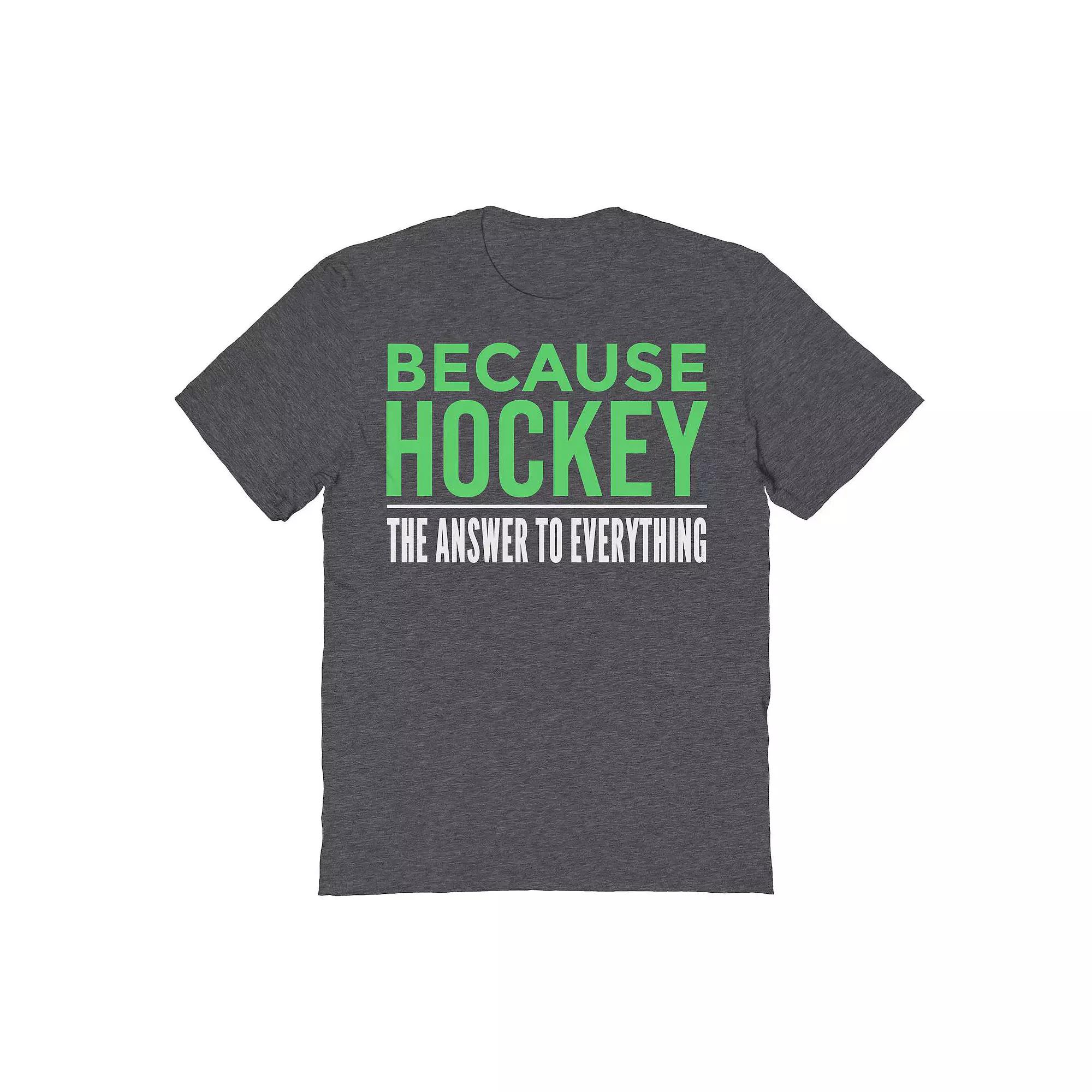 Men's Duke & Sons Because Hockey Graphic Tee, Adult Unisex,  Product Image