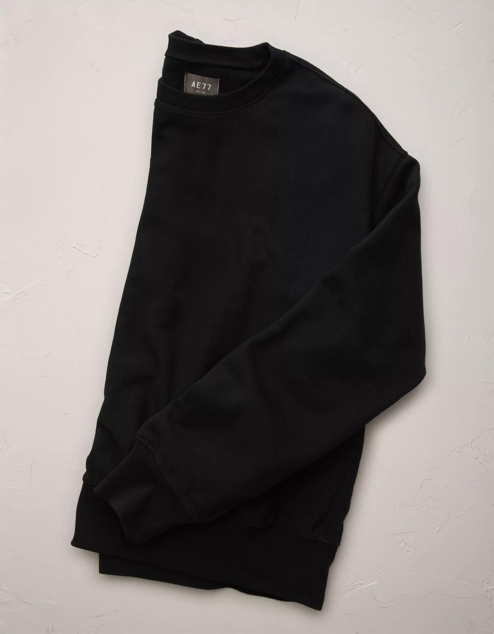 AE77 Premium Fleece Crew Neck Sweatshirt Product Image