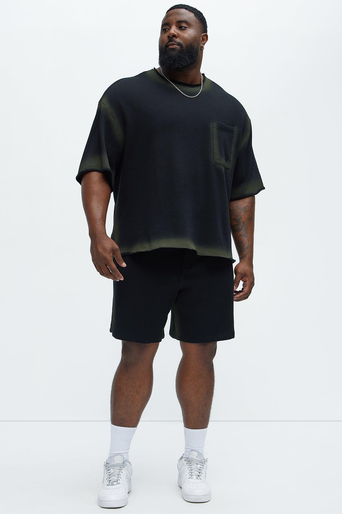 Tyson Blurred Lines Relaxed Shorts - Black Product Image