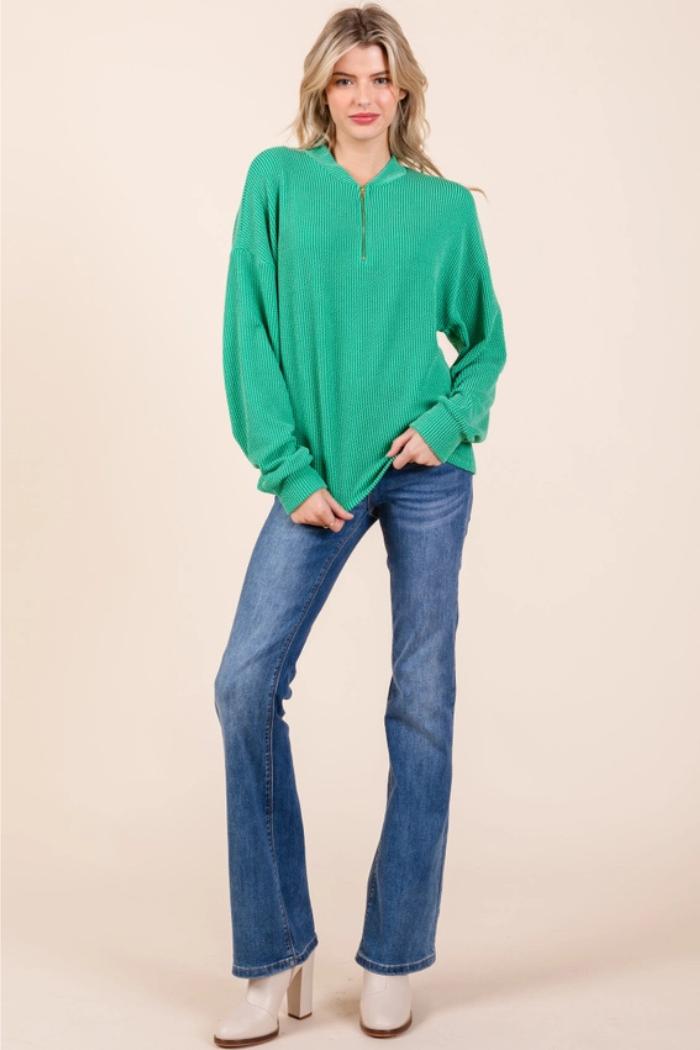 Comfy Rib Sweatshirt Product Image