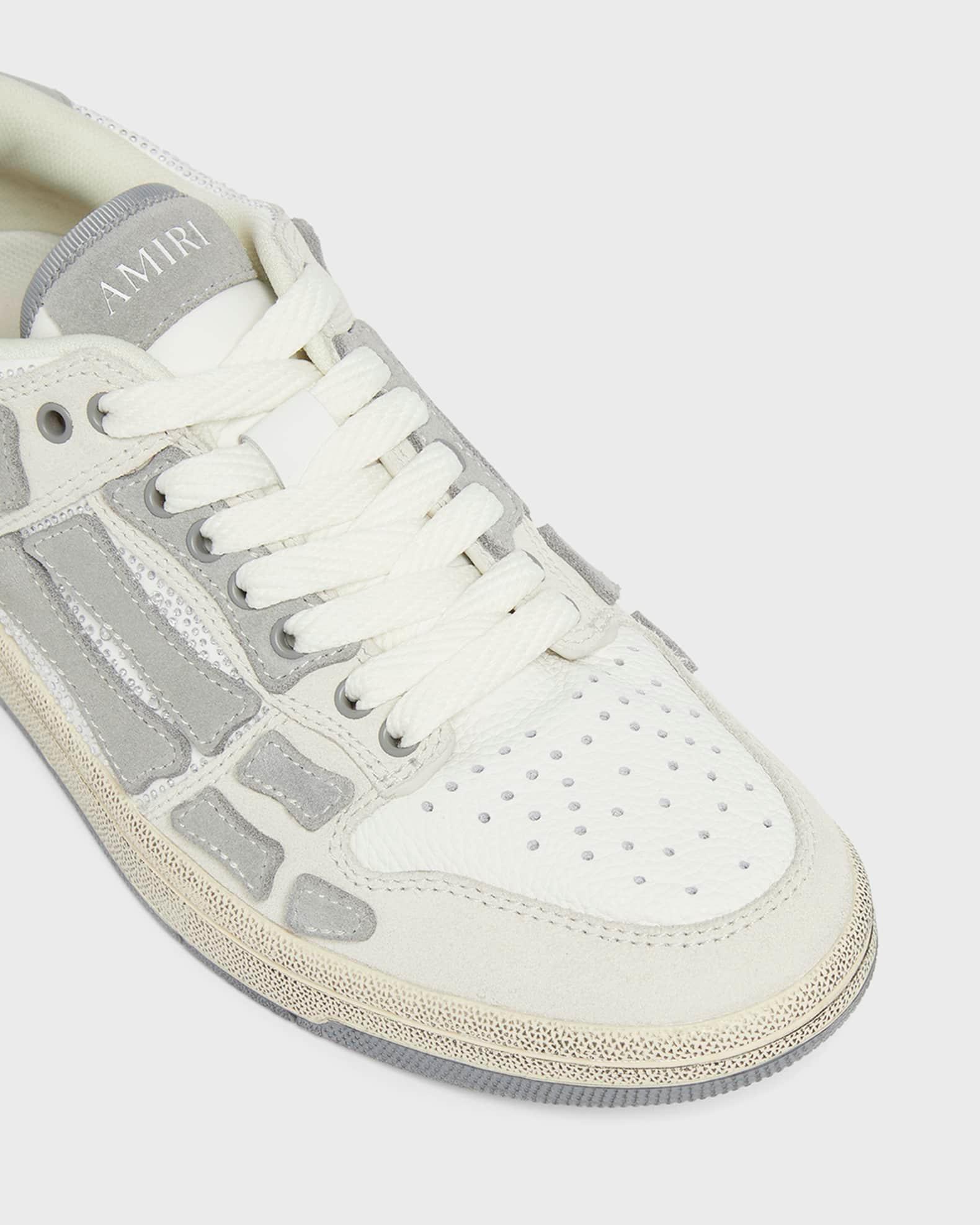 Skeleton Crystal Suede Low-Top Sneakers Product Image
