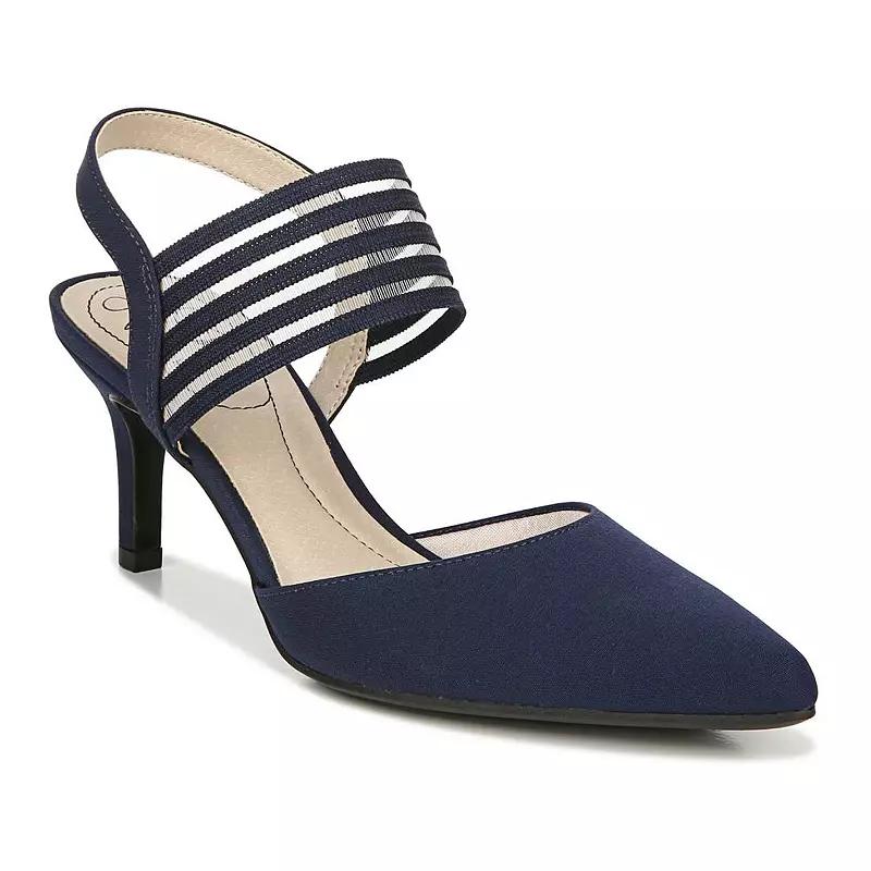 LifeStride Sanya Womens Slingback Pumps True Blue Product Image