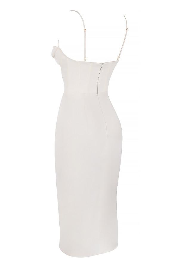 Myrna  ivory corset slip dress Product Image