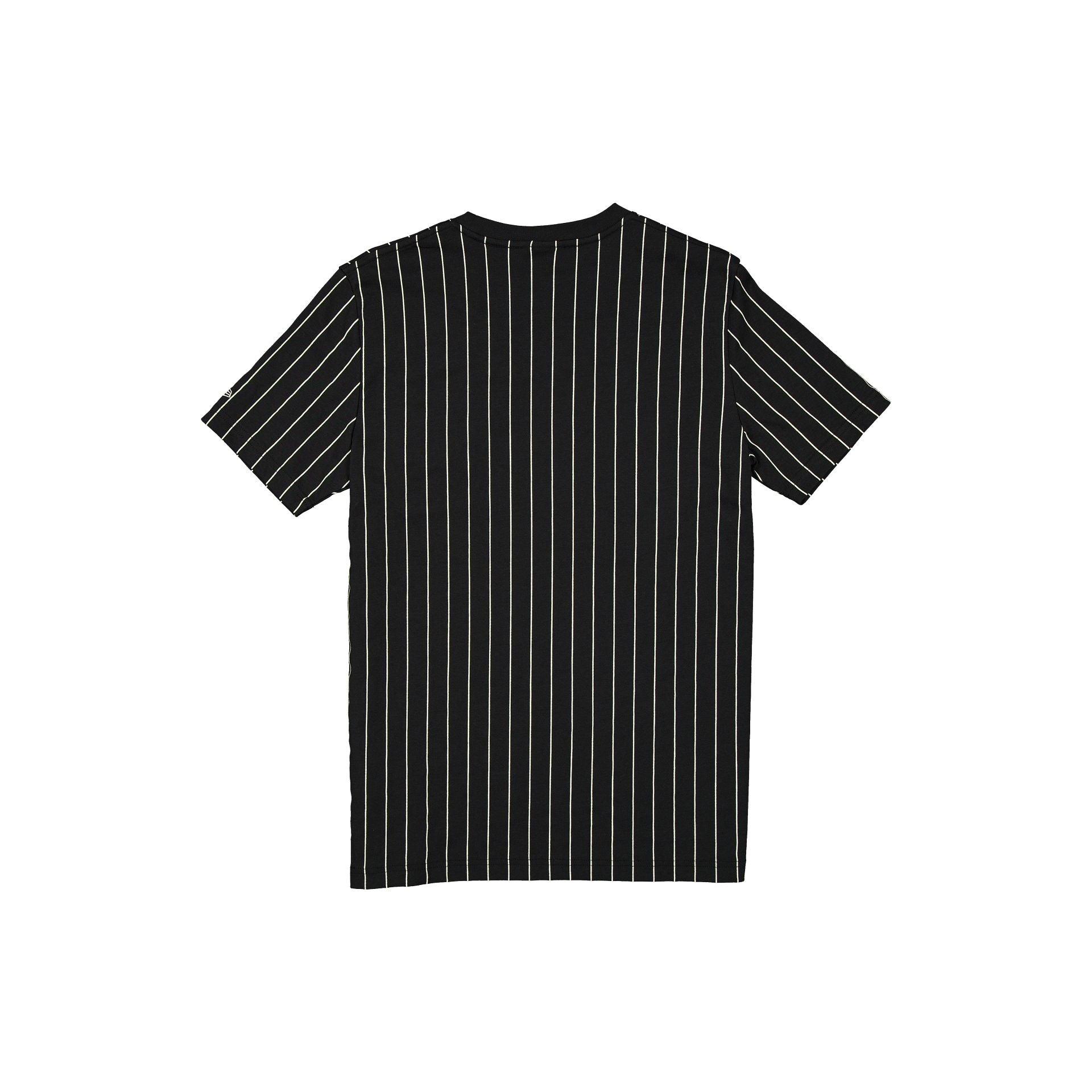 San Francisco Giants Throwback Pinstripe Wordmark T-Shirt Male Product Image