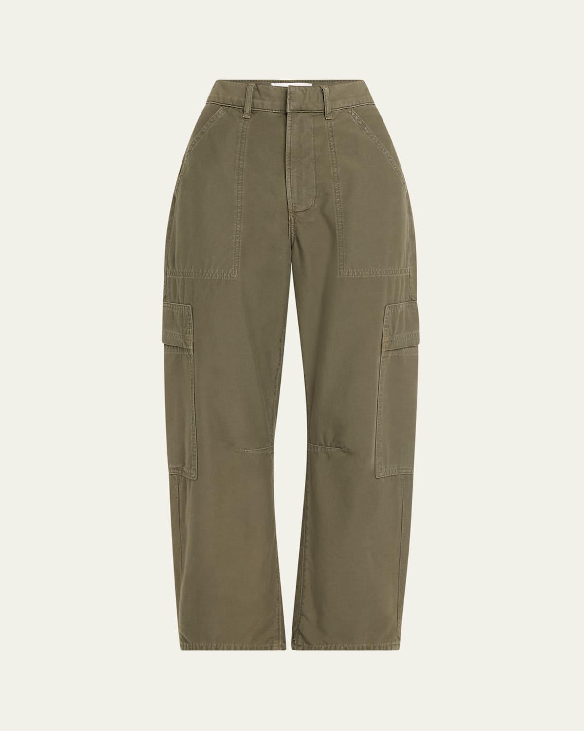 Marcelle Straight Twill Cargo Pants Product Image