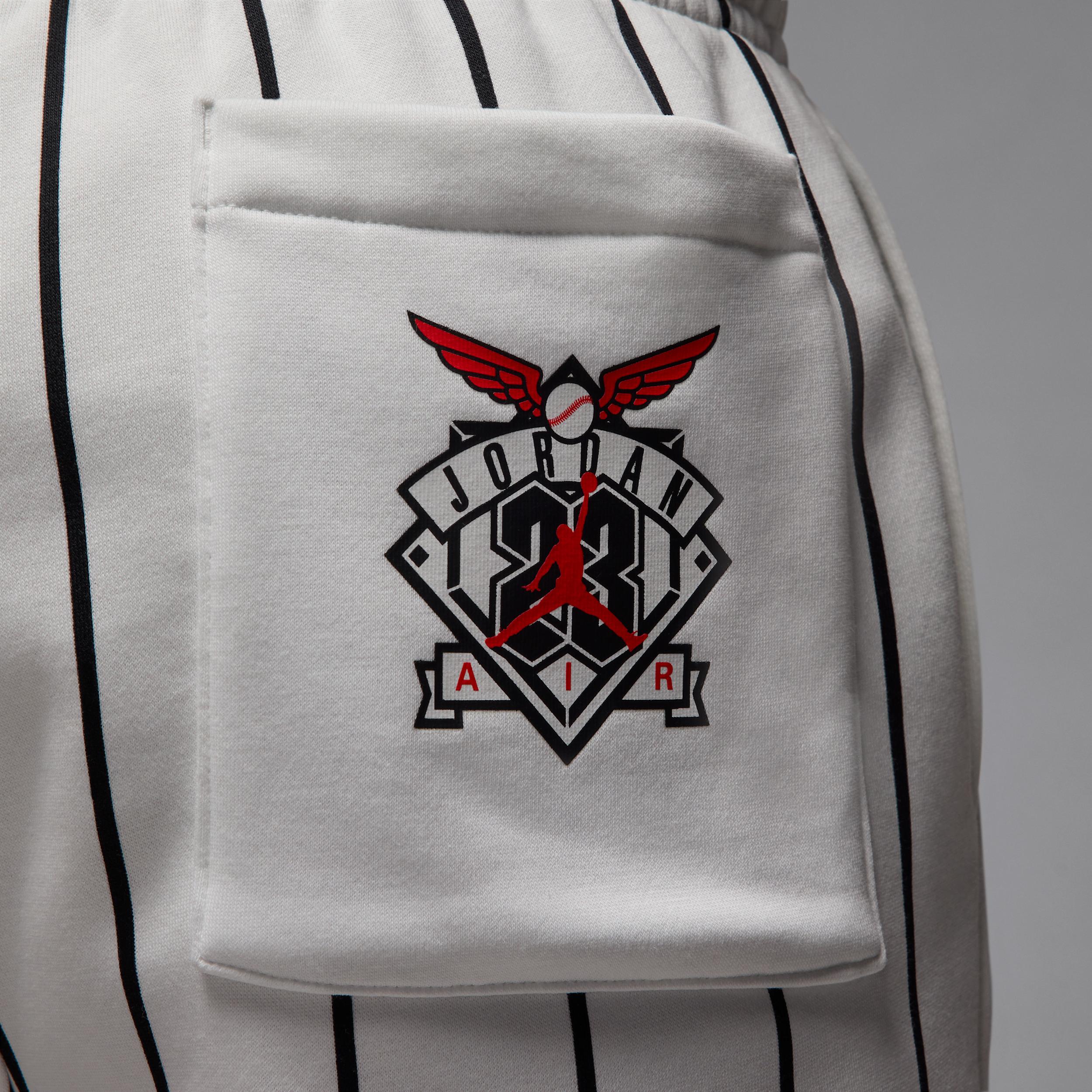 Jordan Mens Jordan Brooklyn Diamond 45 Fleece Shorts - Mens Summit White/Off Noir Product Image