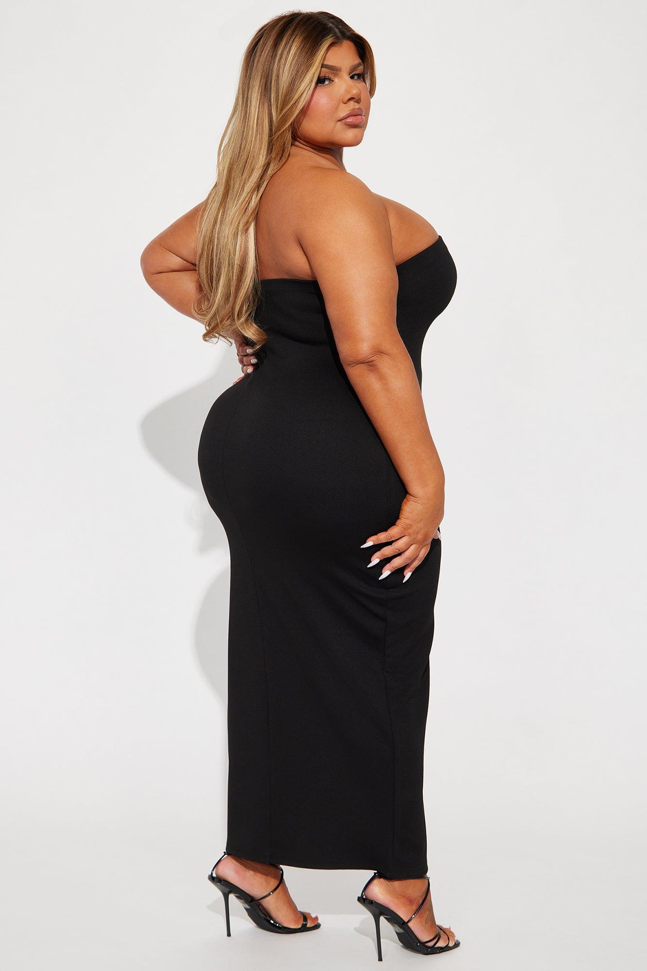 Janet Midi Dress - Black Product Image