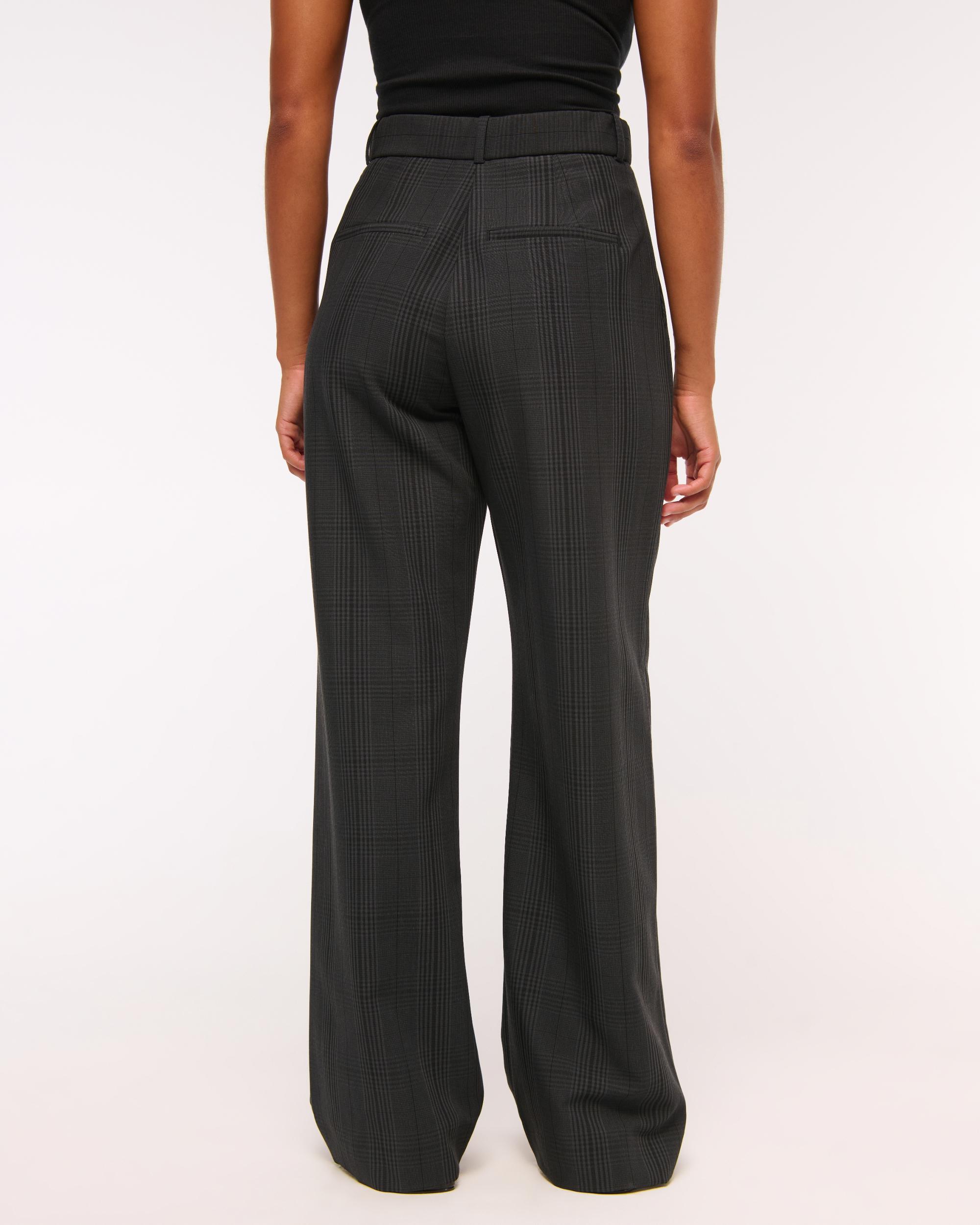 Curve Love A&F Sloane Tailored Wide Leg Pant Product Image