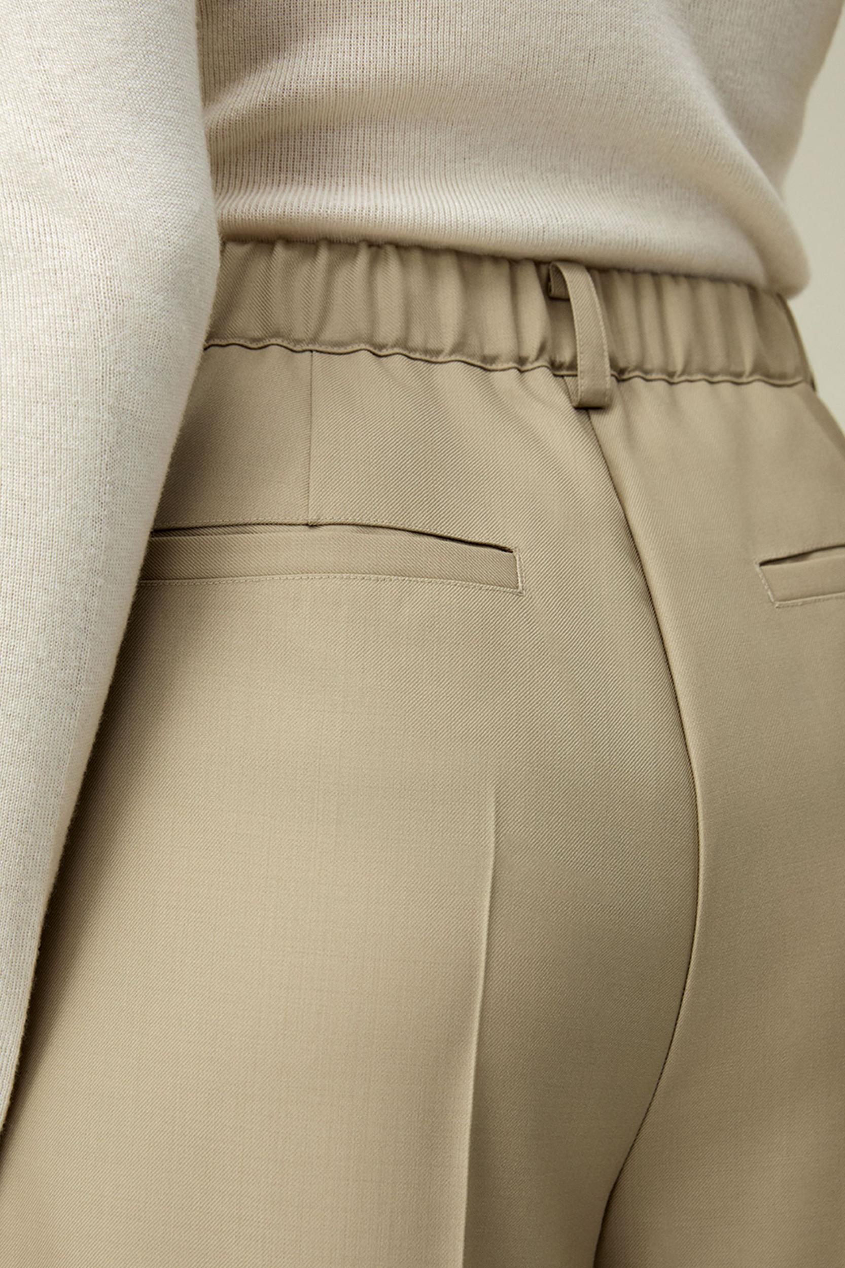 LILYSILK Women'S Wool Slacks - Black Wool Silk Blend - Ultimate Luxury Machine Washable Trousers 16 Product Image