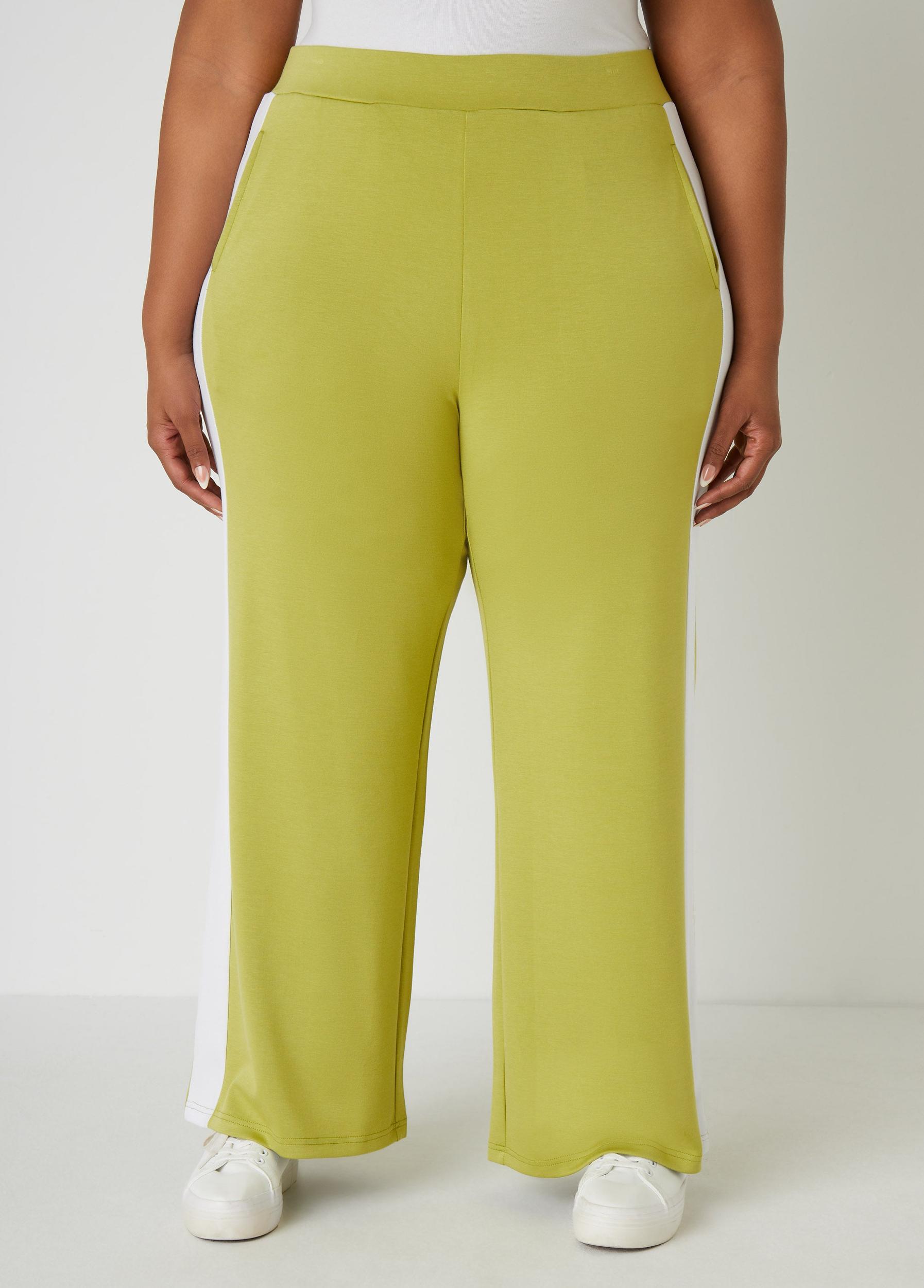 Striped Straight Leg Track Pants Product Image